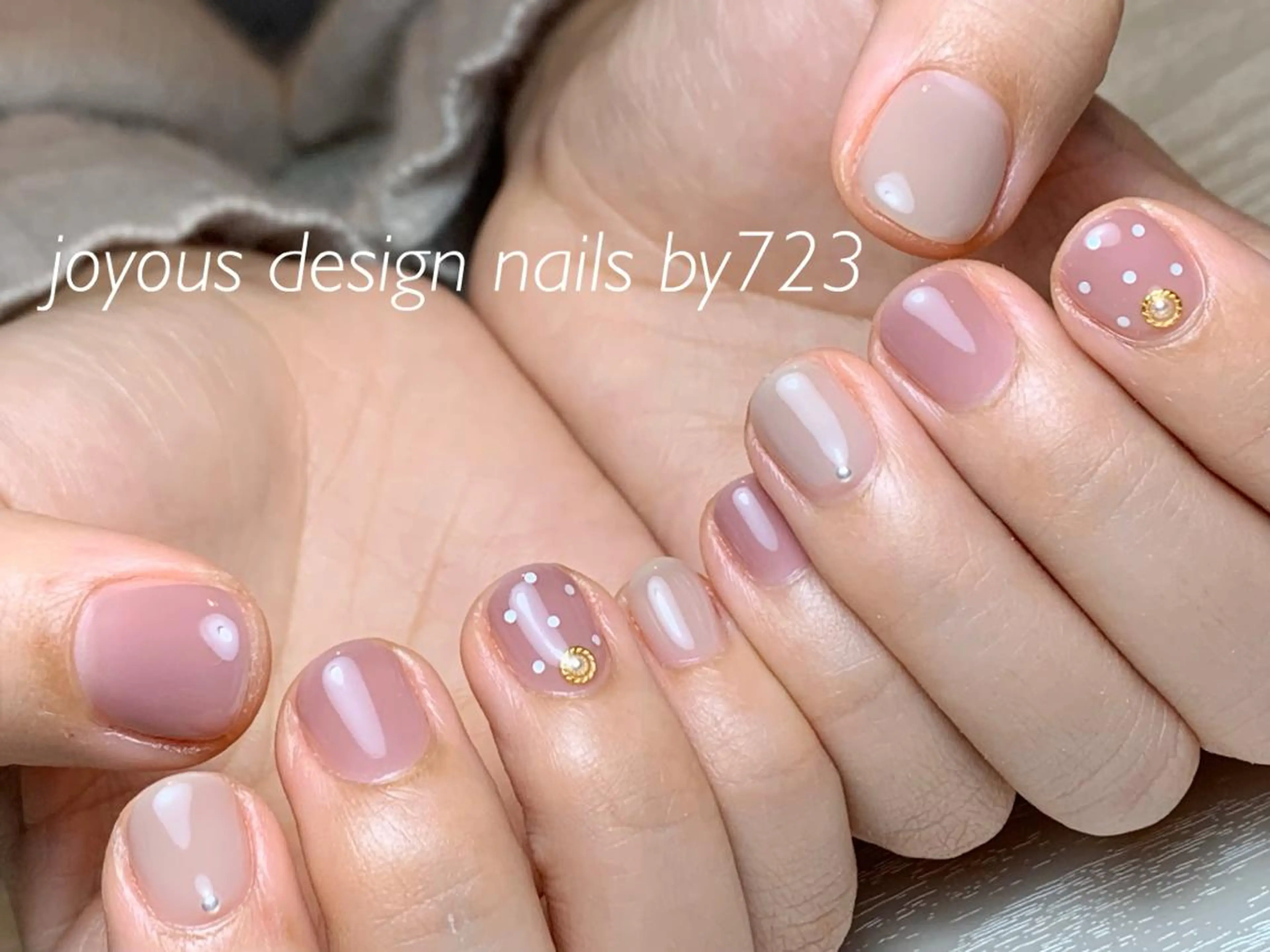 ネイル ストーンネイル ハンドネイル jdn natsumiのネイルデザイン