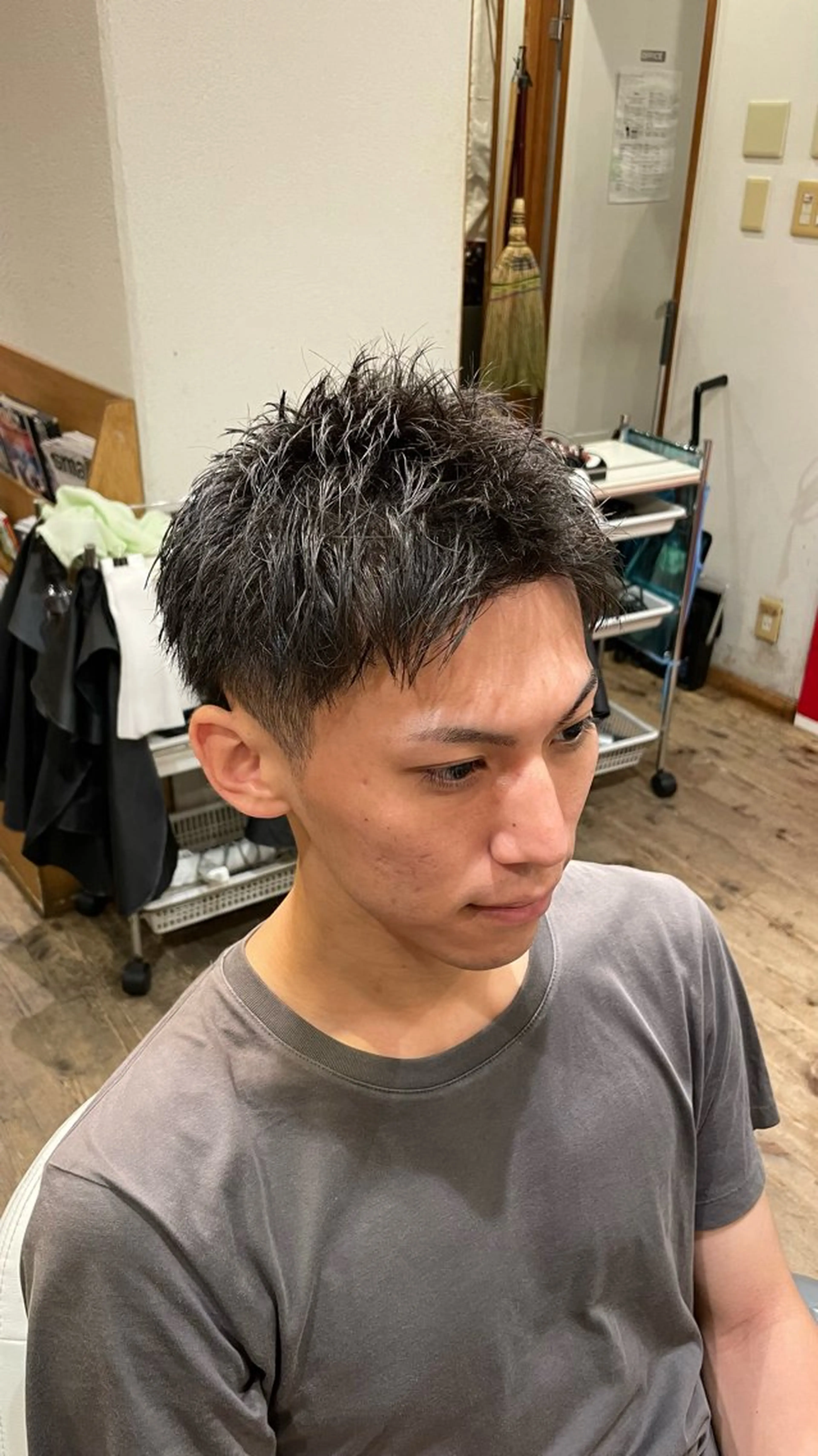 ショート メンズ 椿 大輔のヘアスタイル