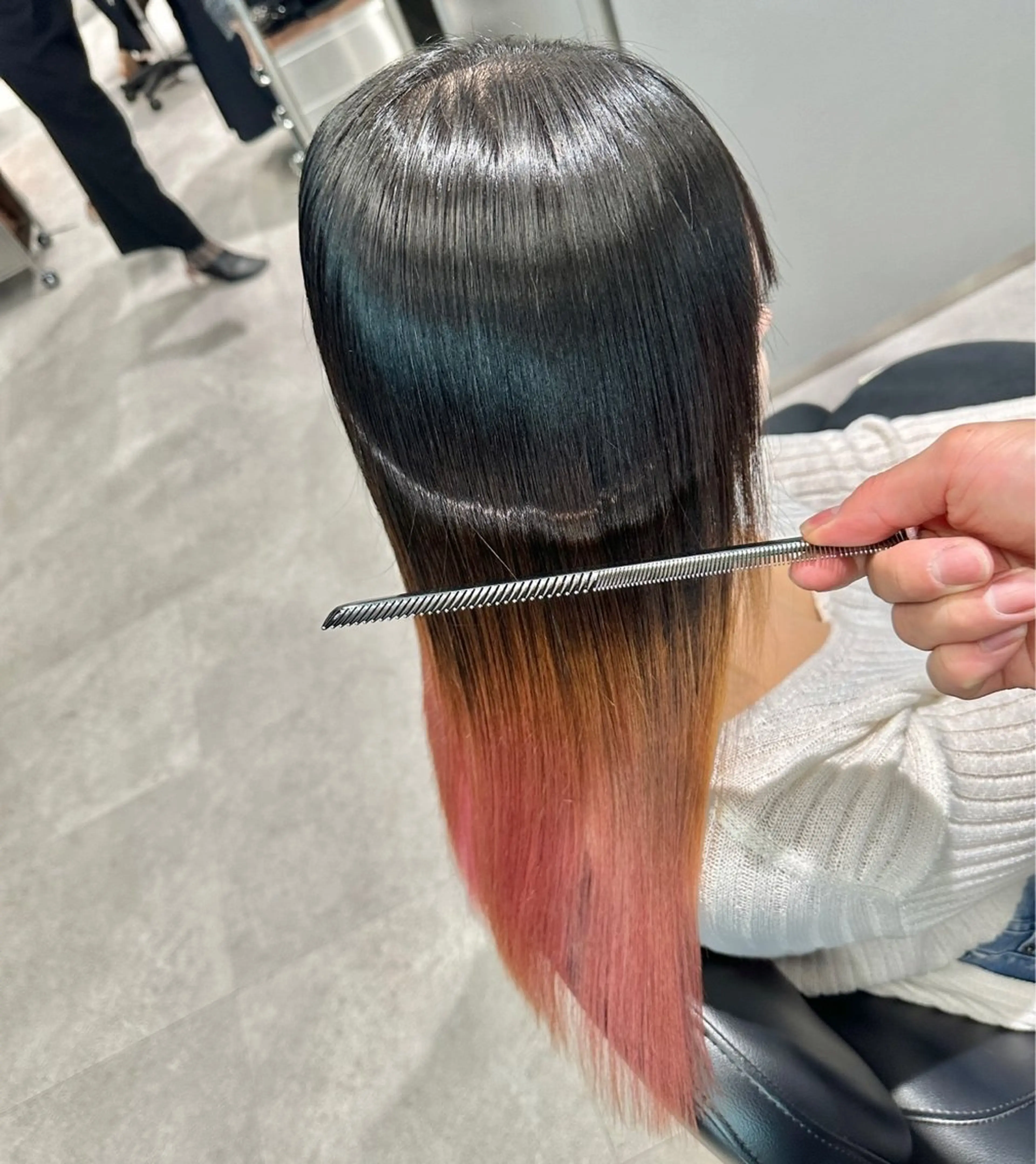 ロング カラー パーマ ヘアアレンジ メンズ メンズブリーチ ブリーチ 髪質改善 縮毛矯正 トリートメント カット ヘアカラー 縮毛矯正 トリートメント 🪽美髪の神🪽 💎RYUSEI💎のヘアスタイル