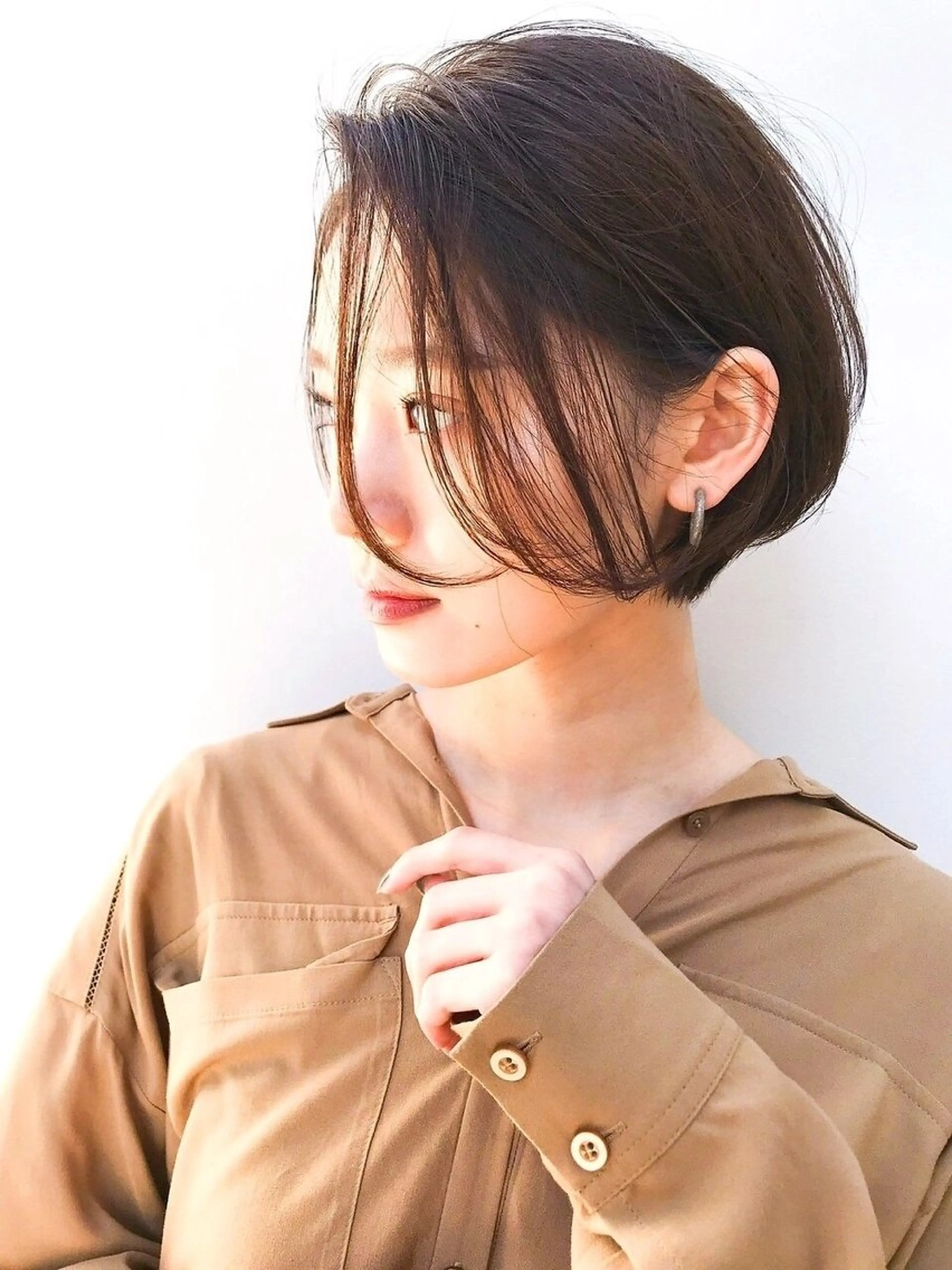 ショート ボブ ʚザクザクレイヤー× 艶透明感/にしじまɞのヘアスタイル