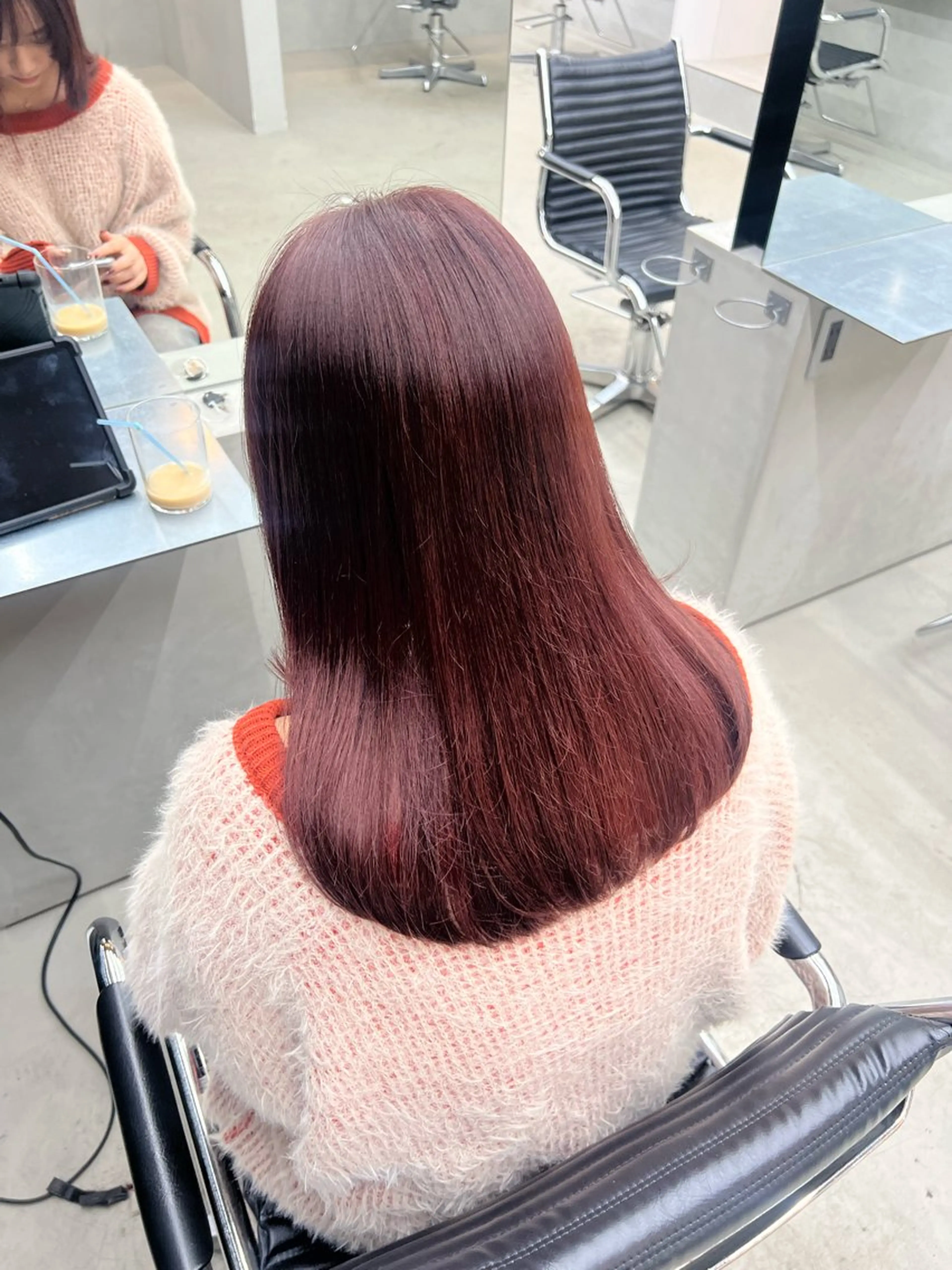 ミディアム カラー 吉沢遣人/レイヤー 艶カラー/パーマのヘアスタイル