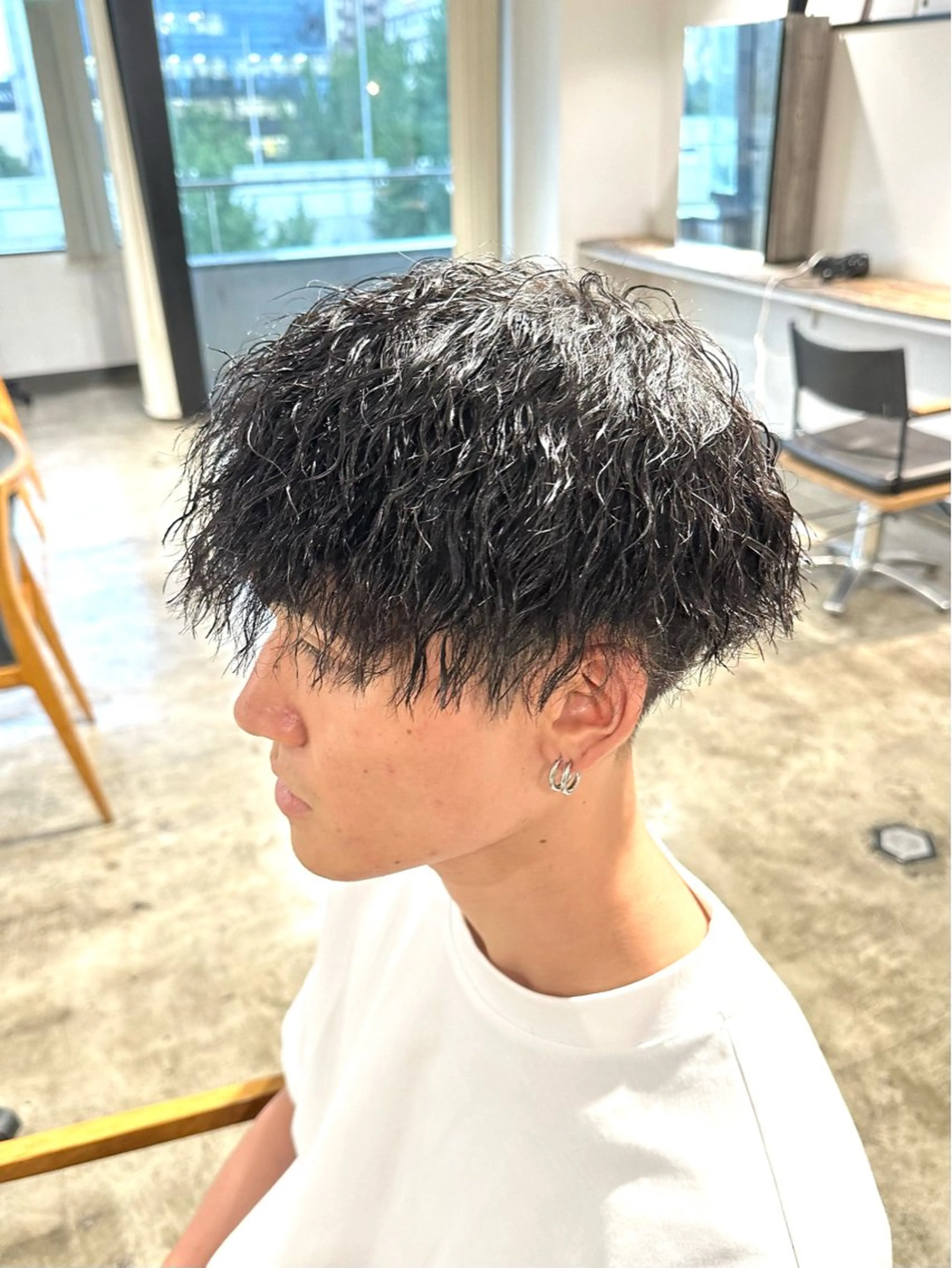 パーマ メンズ メンズパーマ ツイストスパイラルパーマ スパイラルパーマ カット パーマ トリートメント 骨格補正施術/メンズ 専門美容師/YUYAのヘアスタイル