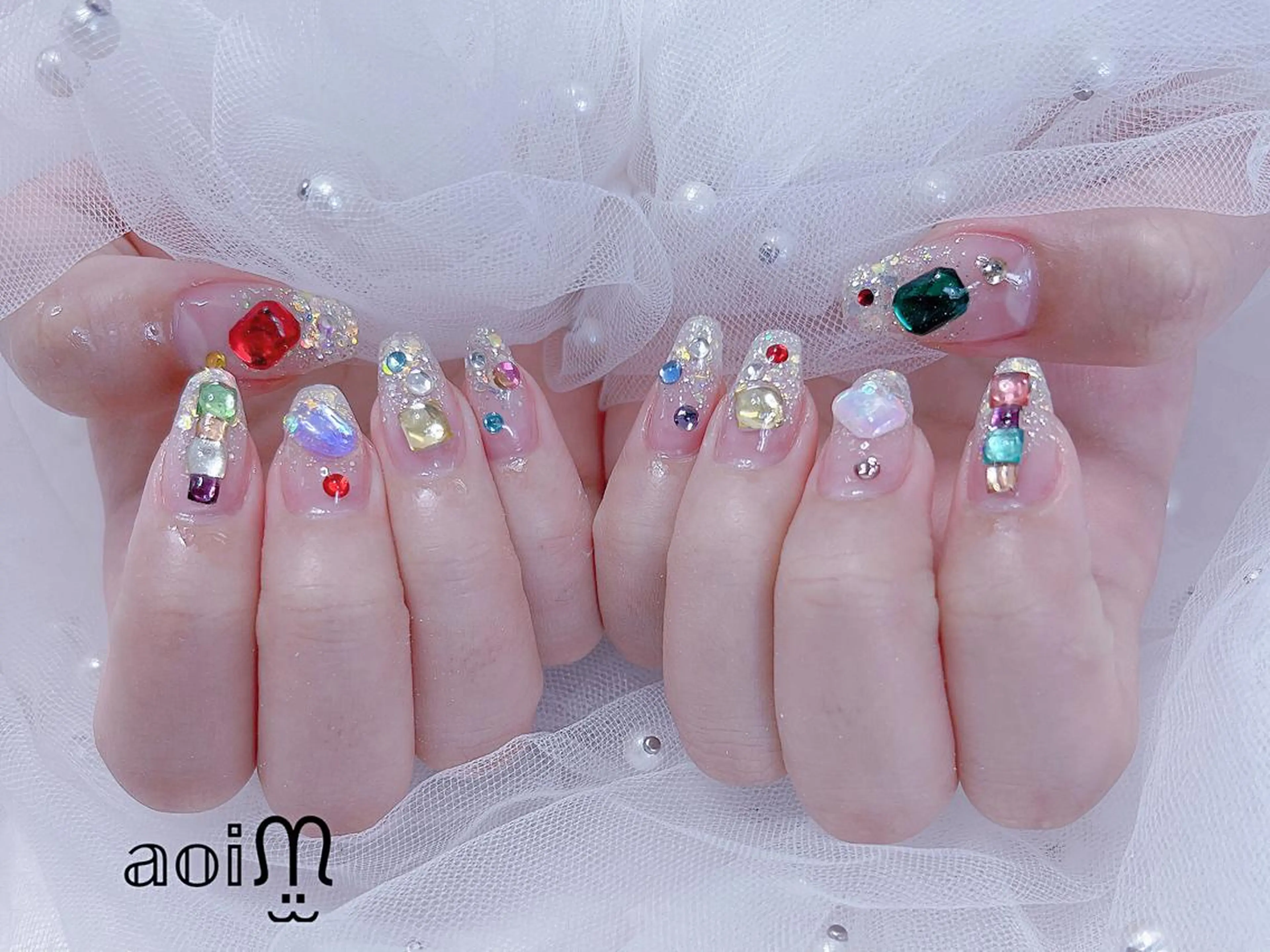 ネイル 葵うさぎ所属・葵うさぎ AIのネイルデザイン