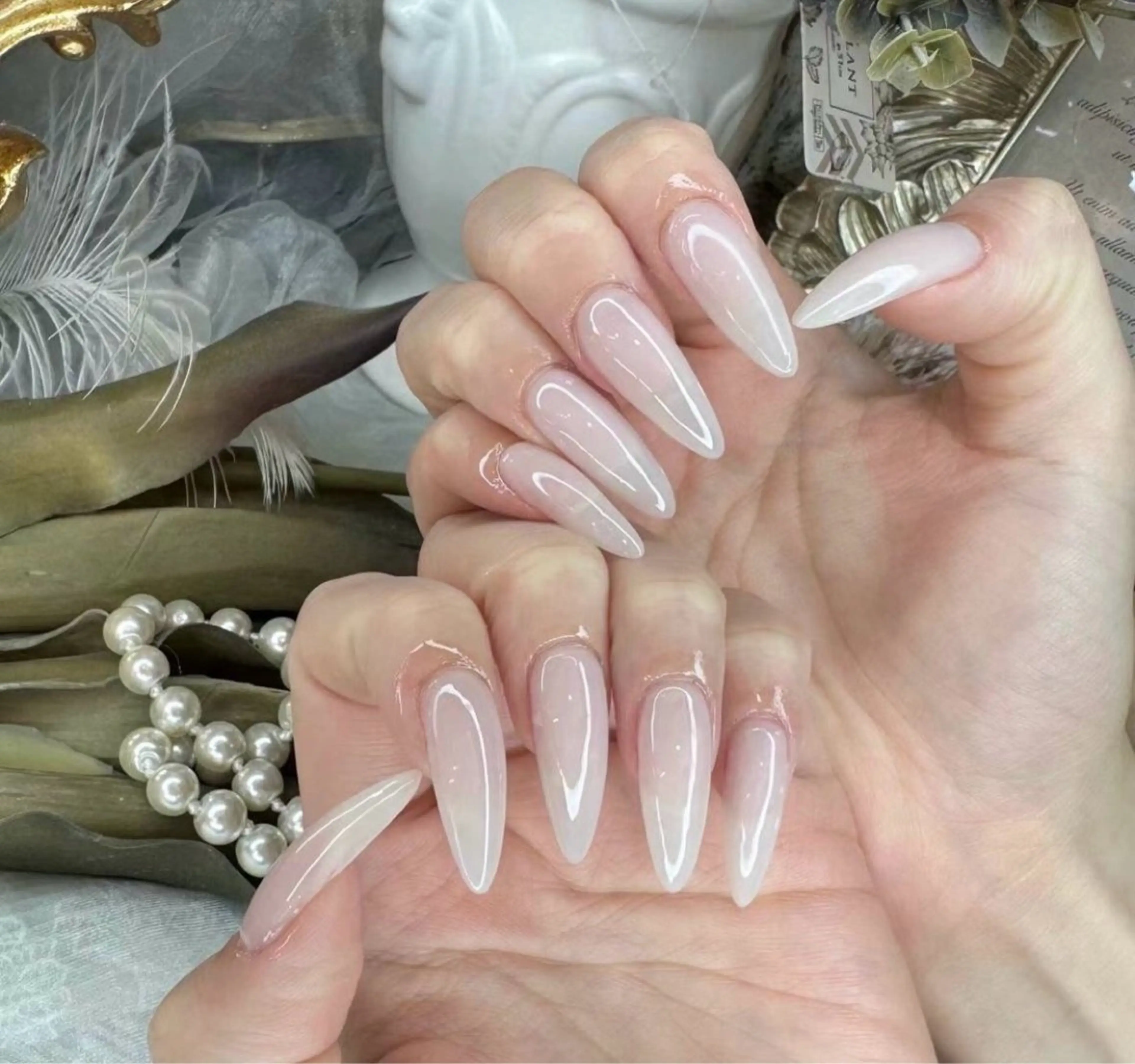 ネイル アートネイル フットネイル ジェルネイル ハート マグネットネイル Babarla　Nail　Salon所属・babarla Nailのネイルデザイン