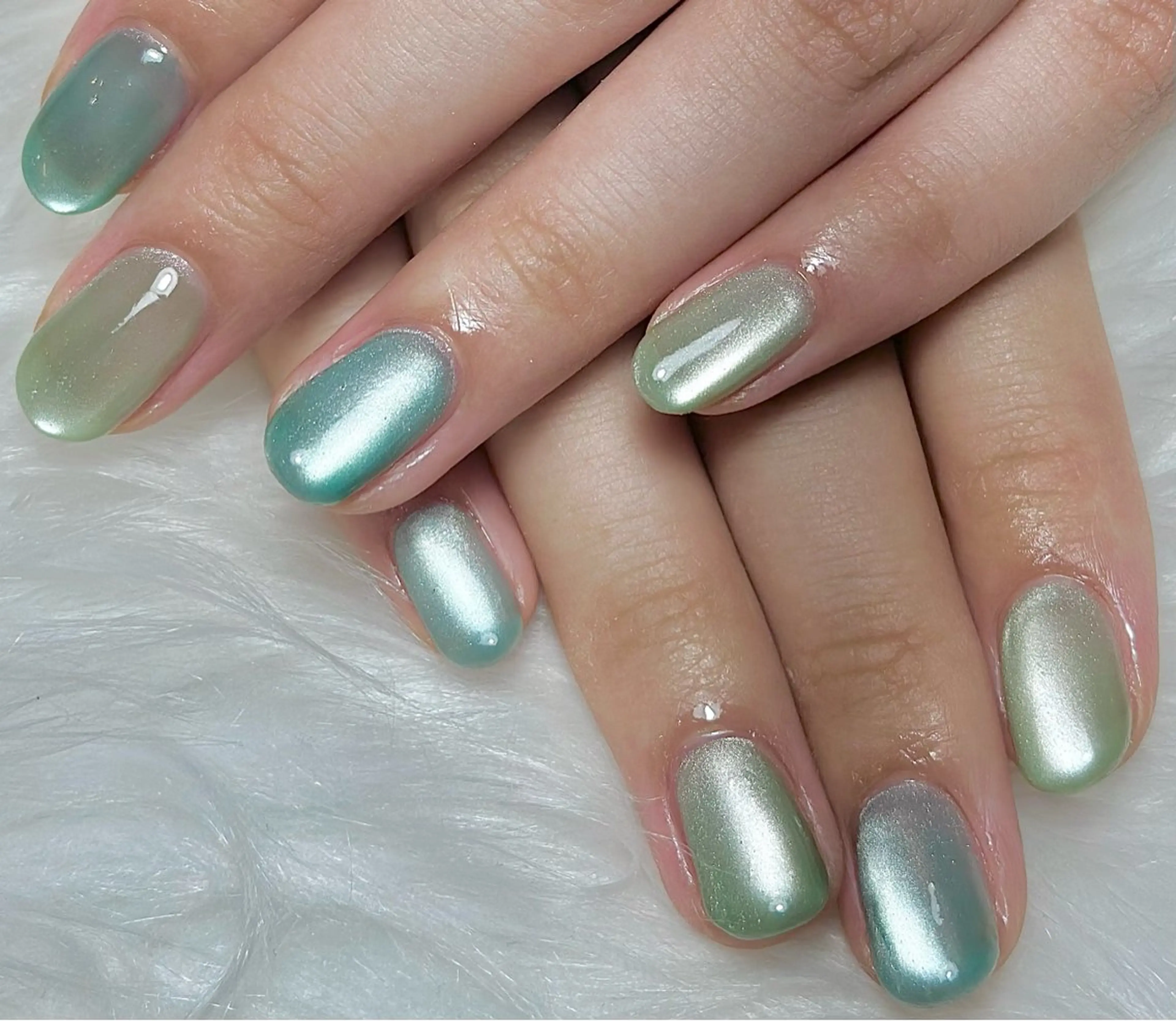 ネイル ジェルネイル マグネットネイル ハンドネイル m_nail所属・O Mayaのネイルデザイン