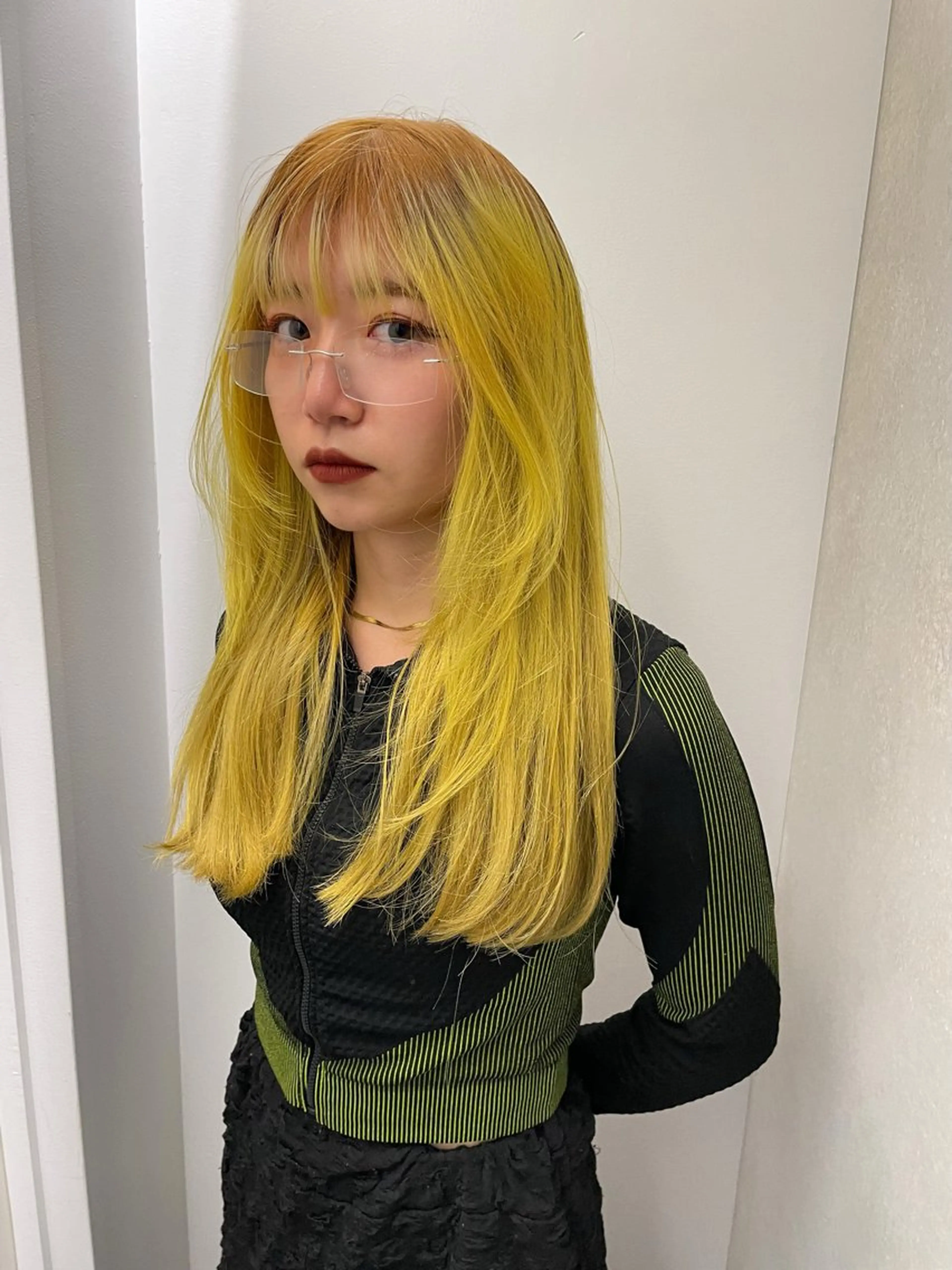 ロング カラー ツートーンカラー ヘアカラー hair&nail ☯️アイリ☯️のネイルデザイン