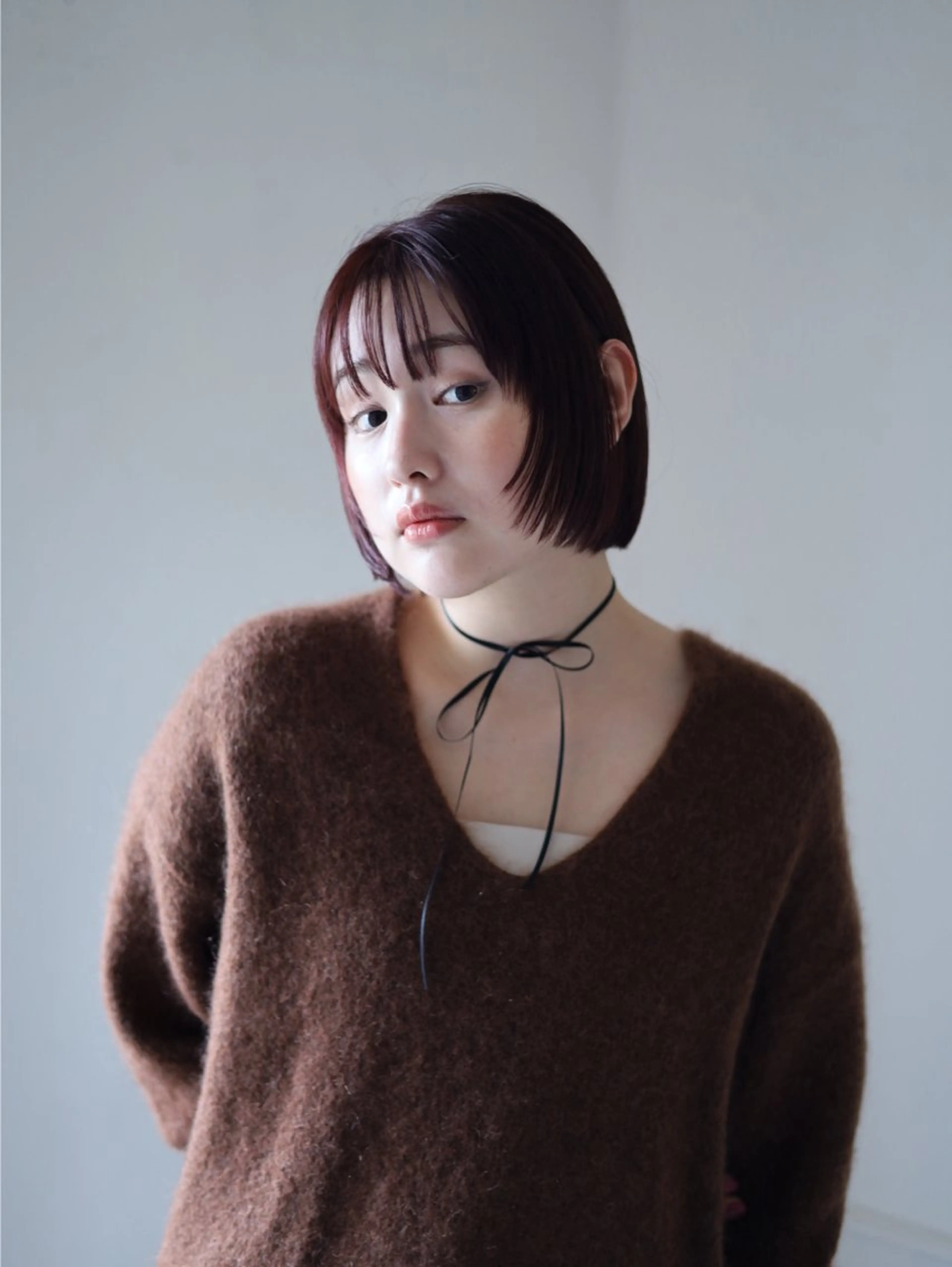 ショート ボブ 顔周りカット レイヤーカット 当日予約◎ボブ/ 透明感カラー/まこのヘアスタイル