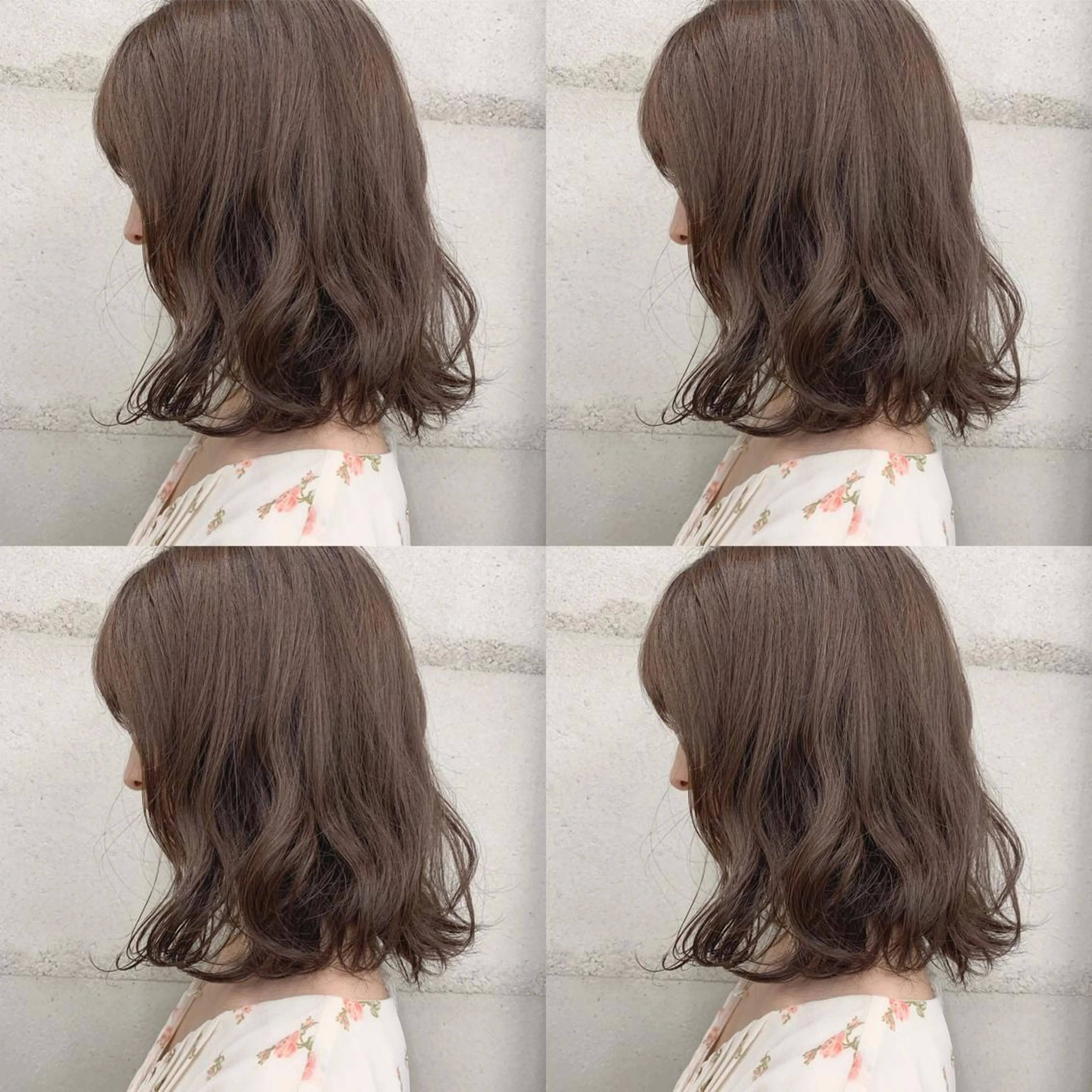 カラー 透明感/オリーブ/ グレージュ/YUKAのヘアスタイル