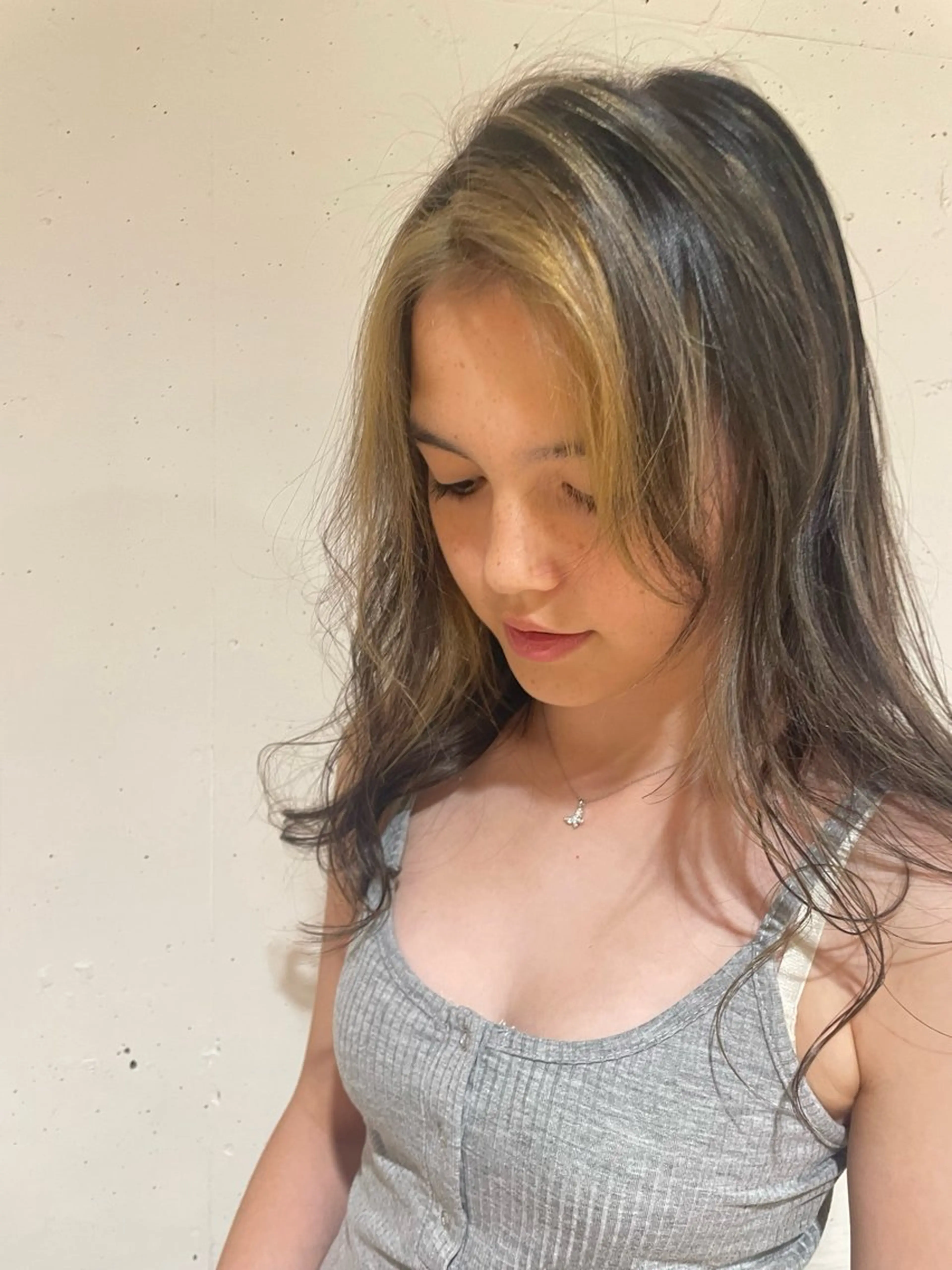 セミロング カット ヘアカラー トリートメント ヘッドスパ ヘアセット 髪質改善/縮毛/新宿 🫧SUZUKA🫧のヘアスタイル