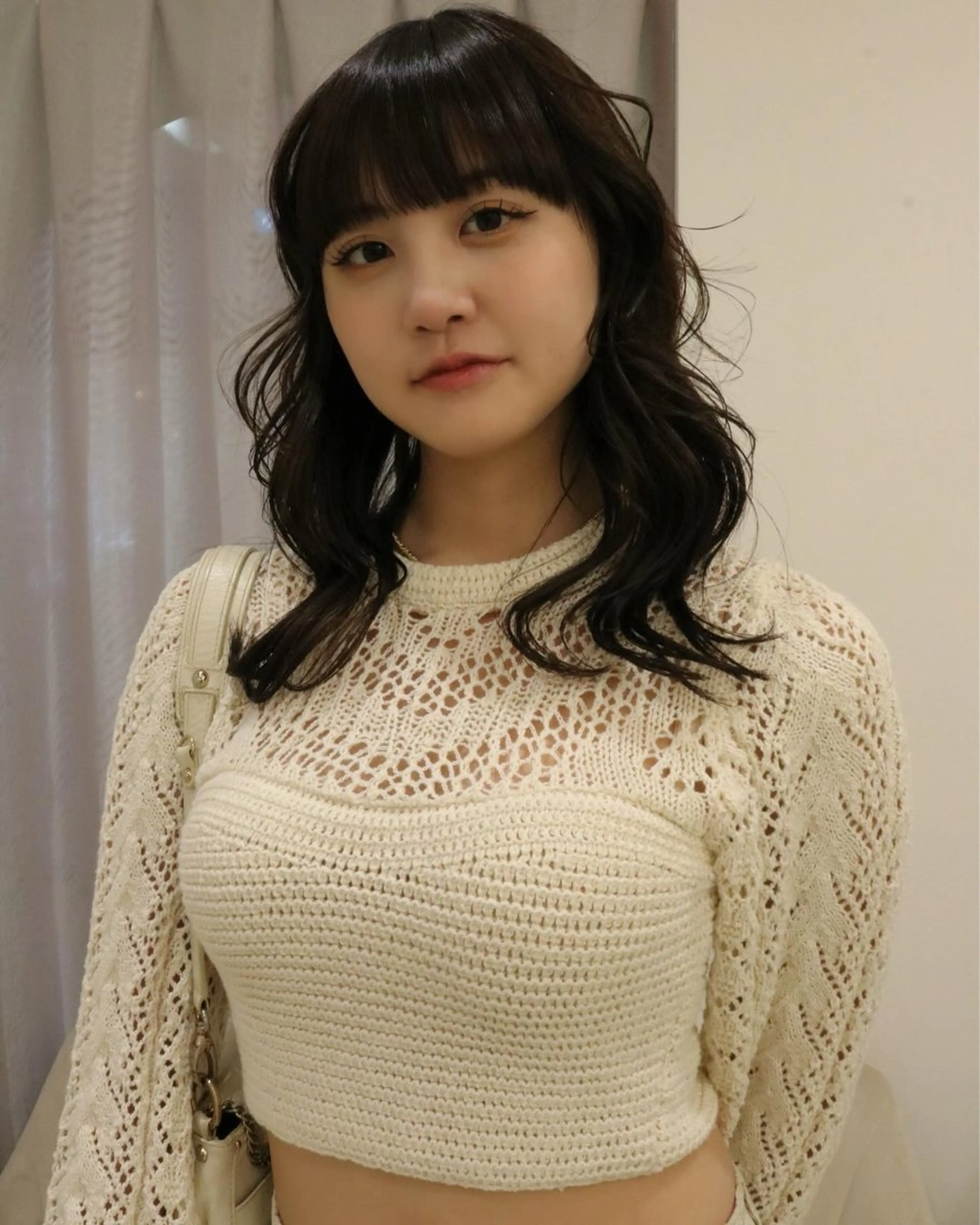 ミディアム カラー 松村 澪里のヘアスタイル