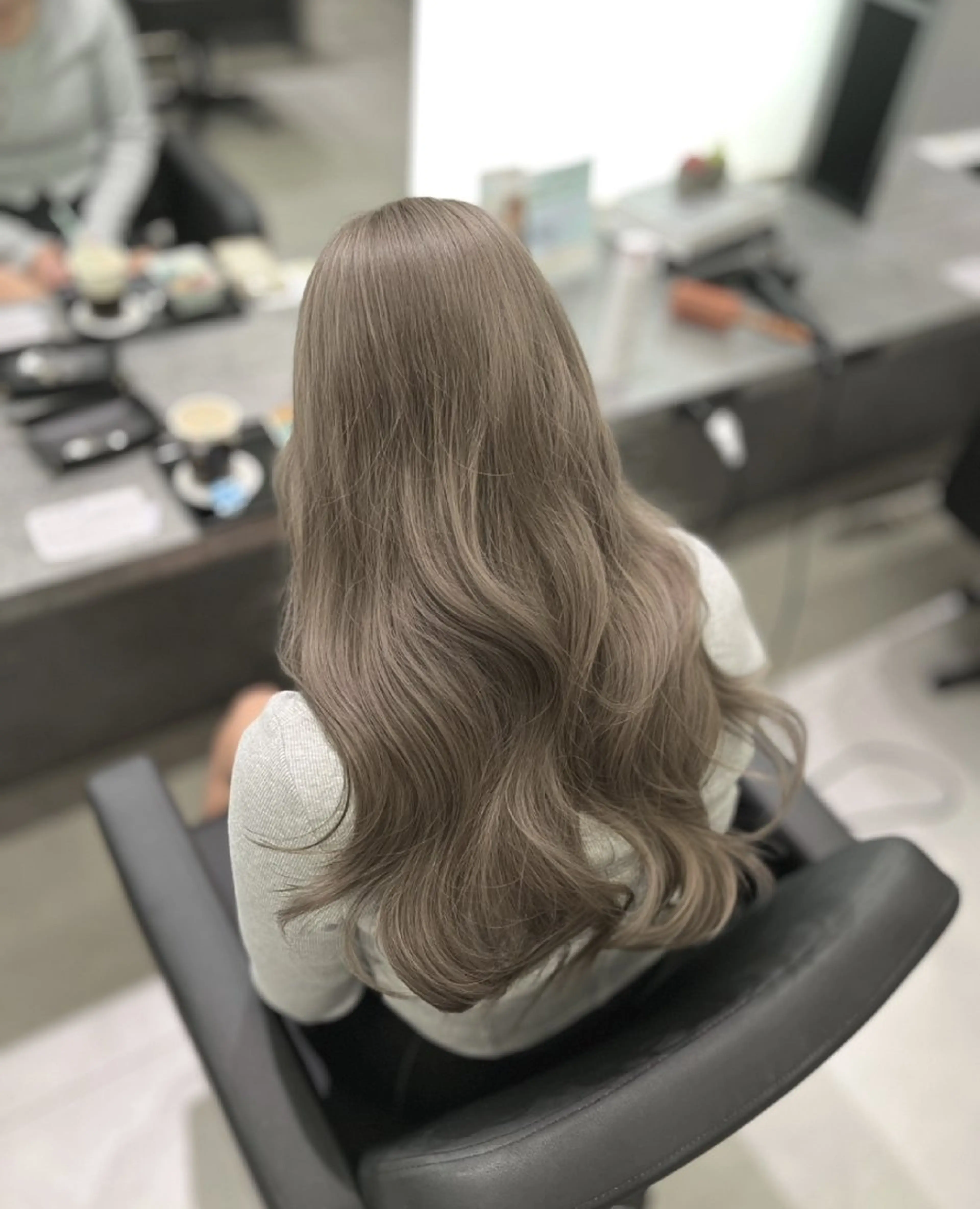 ロング カラー ヘアカラー トリートメント ATEbyluis 喜連瓜破/平野のヘアスタイル