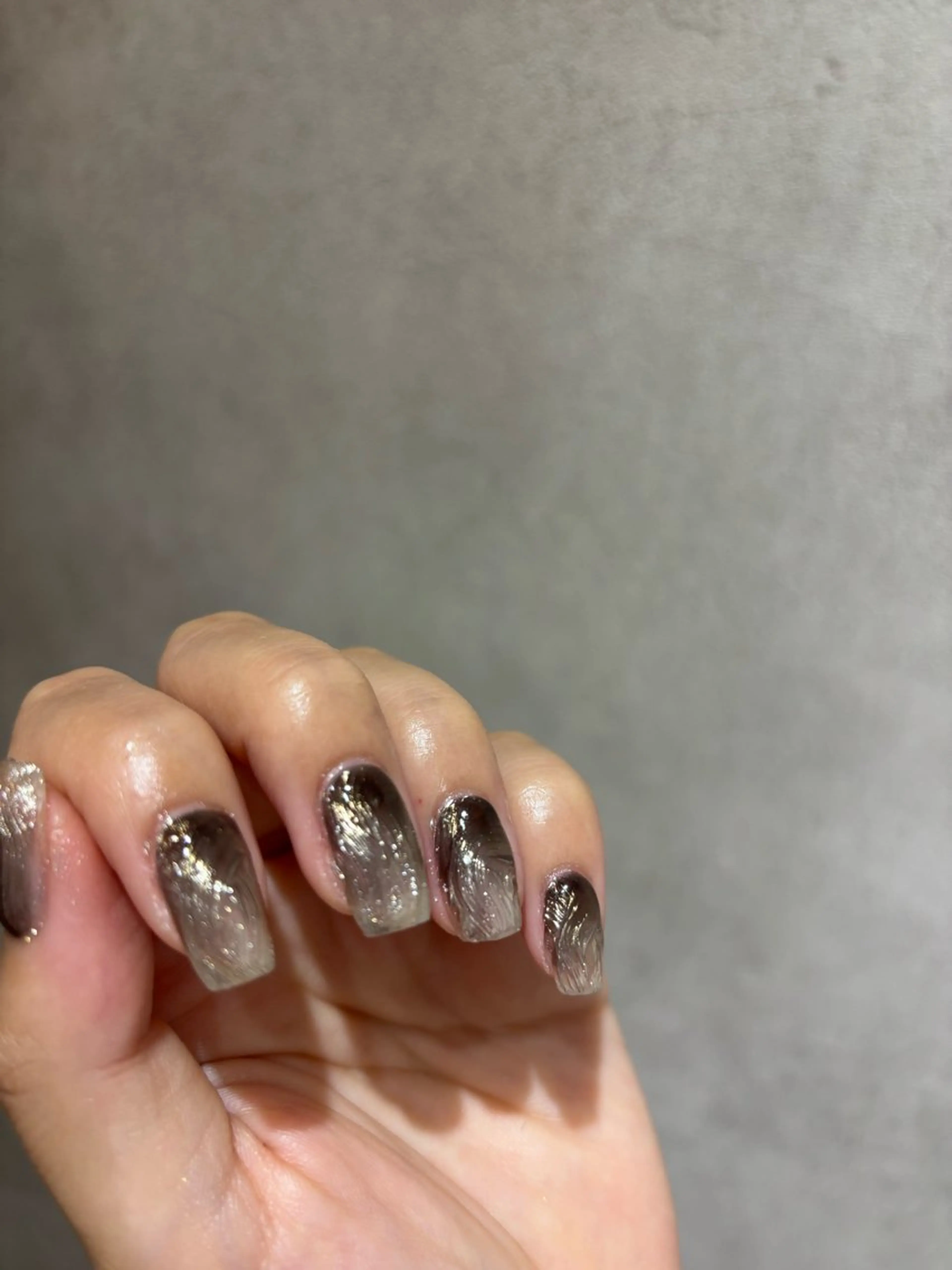 ネイル グラデーション ミラーネイル ハンドネイル THREE.所属・THREE nailのネイルデザイン