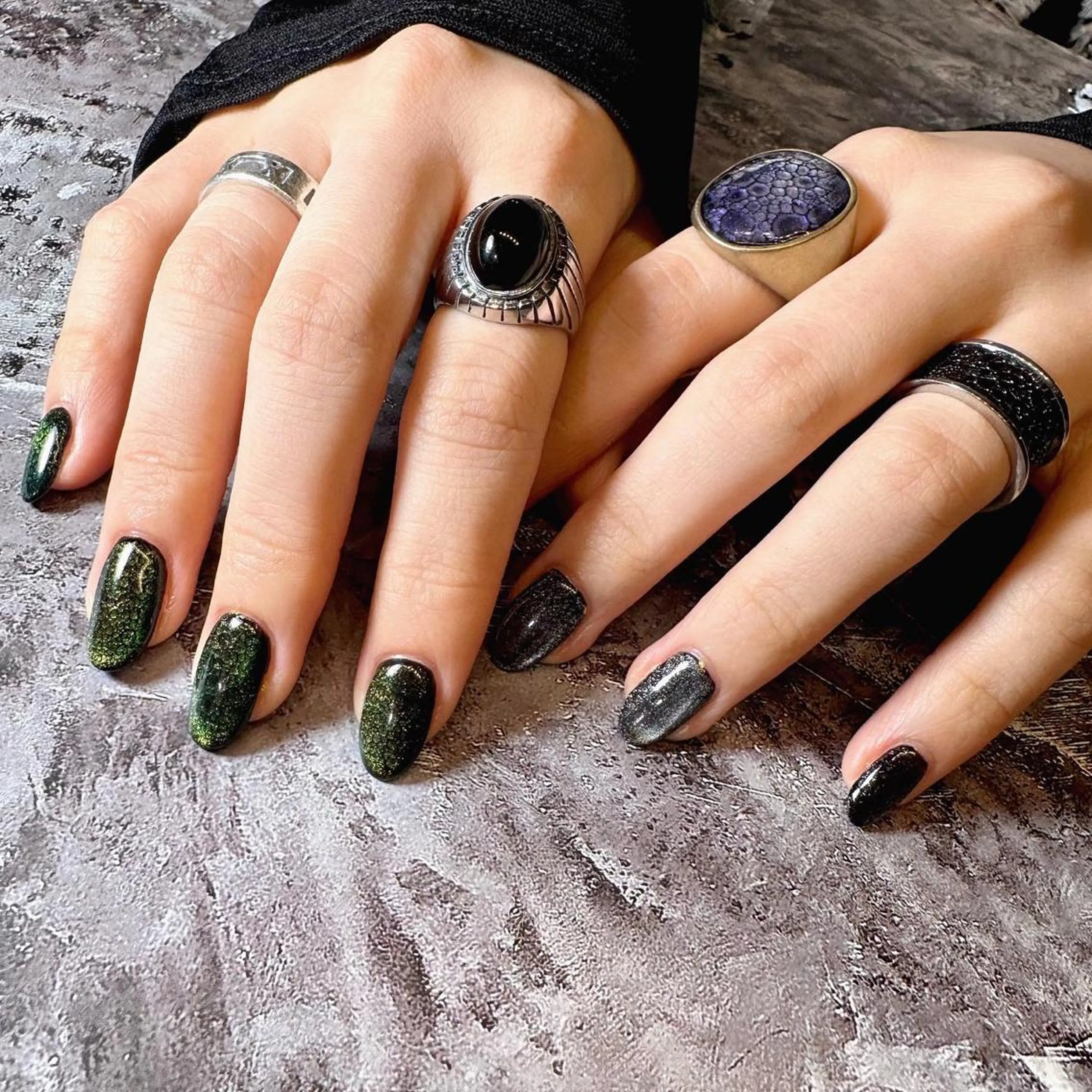 ネイル マグネットネイル HAMANO MIKAのネイルデザイン