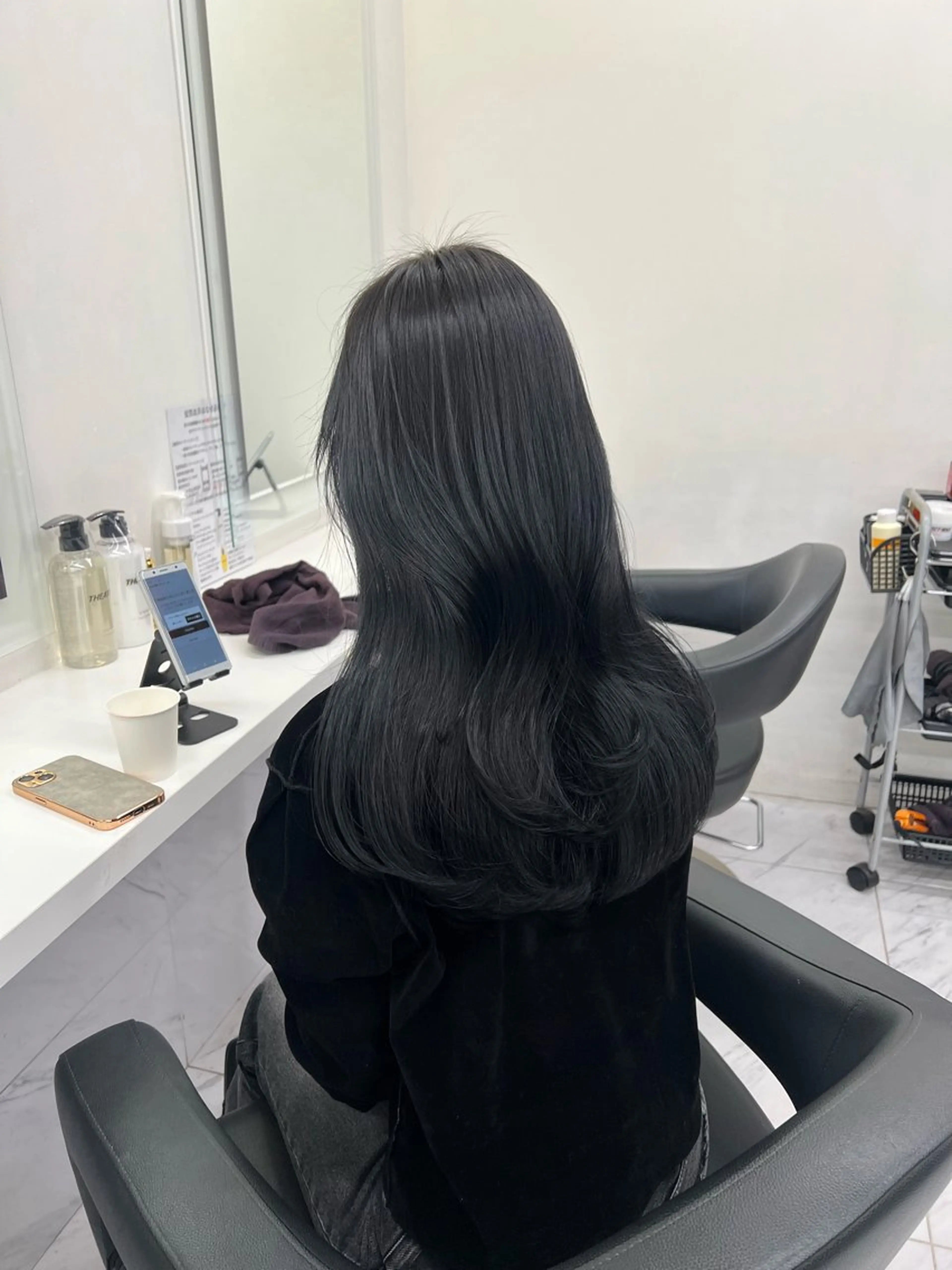 ロング カラー カット ヘアカラー 韓国レイヤーカット /REIのヘアスタイル