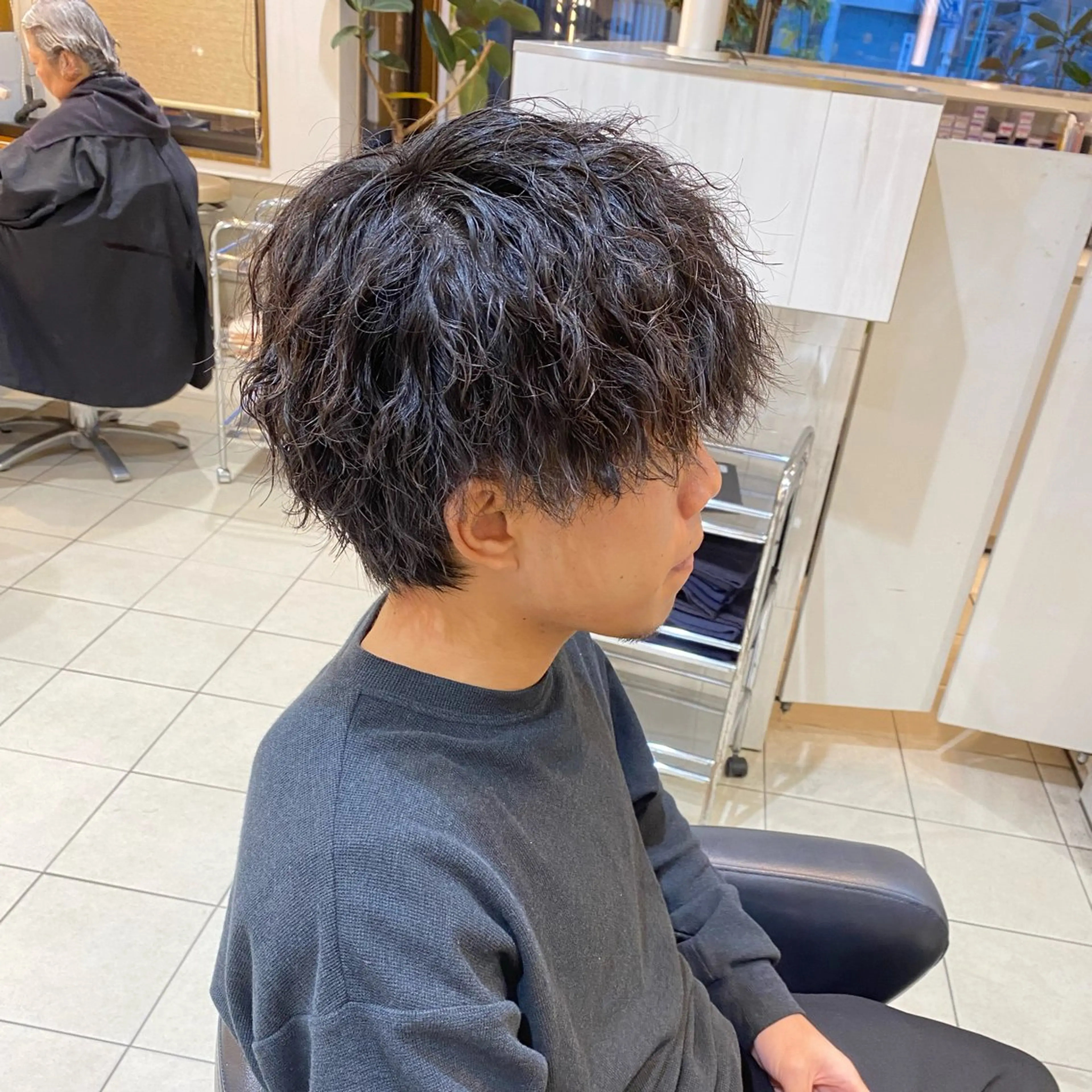 ショート パーマ 山田勇真 ボブ/縮毛矯正/金山のヘアスタイル