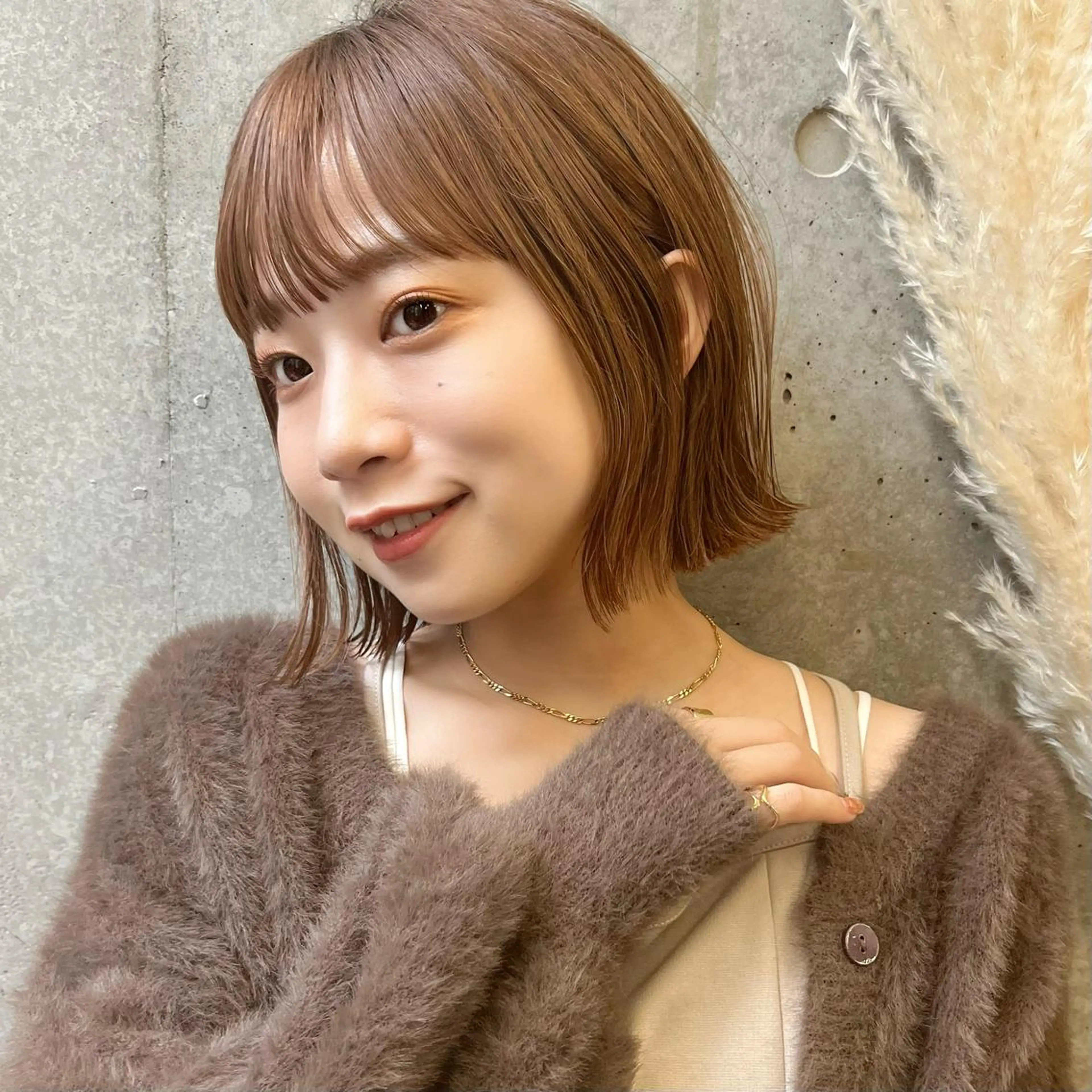 ショート カラー 暖色/艶髪/ボブ/ ショート/Ayaのヘアスタイル