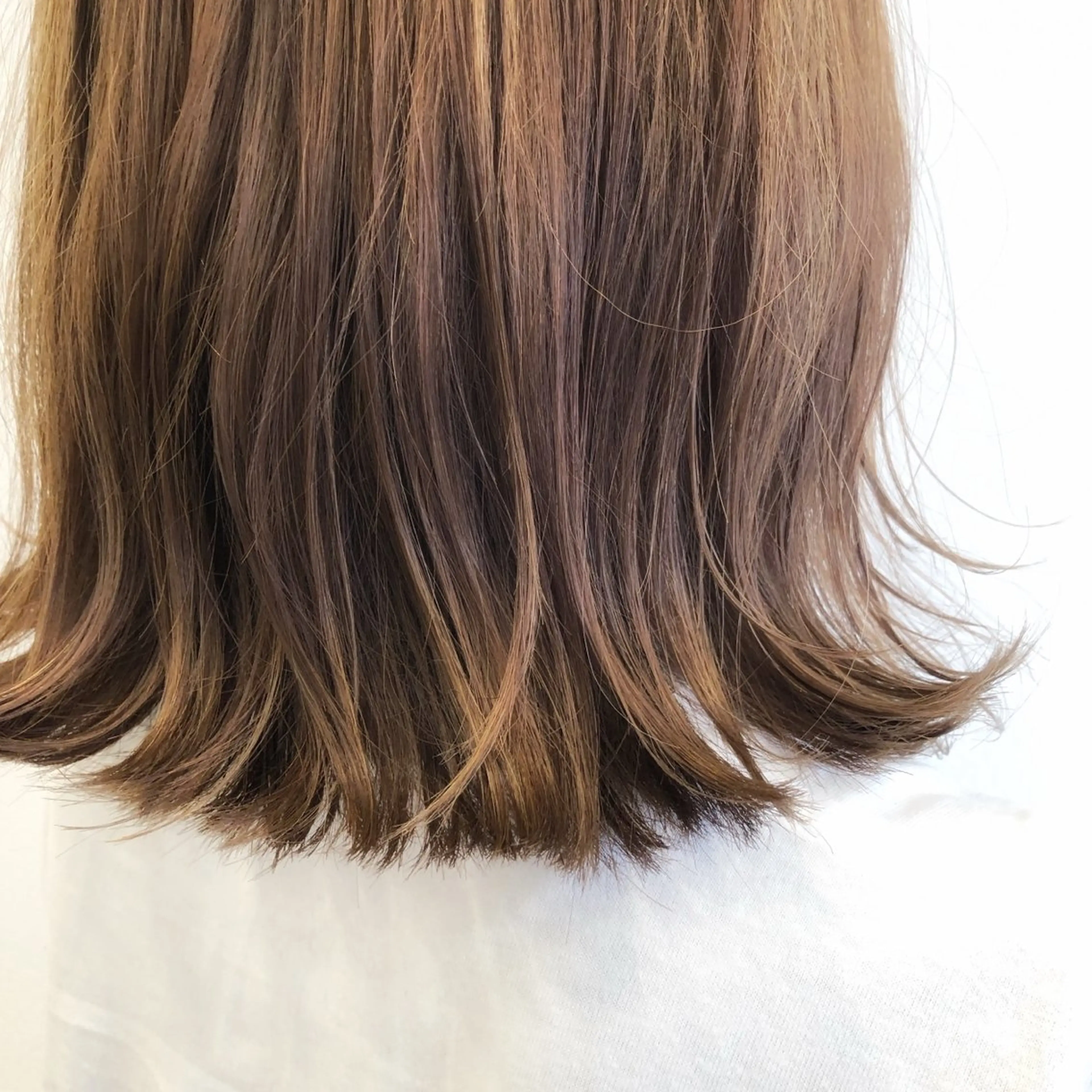 ミディアム 暖色🎀ゆるふわ☁️ MOERI 🍒のヘアスタイル