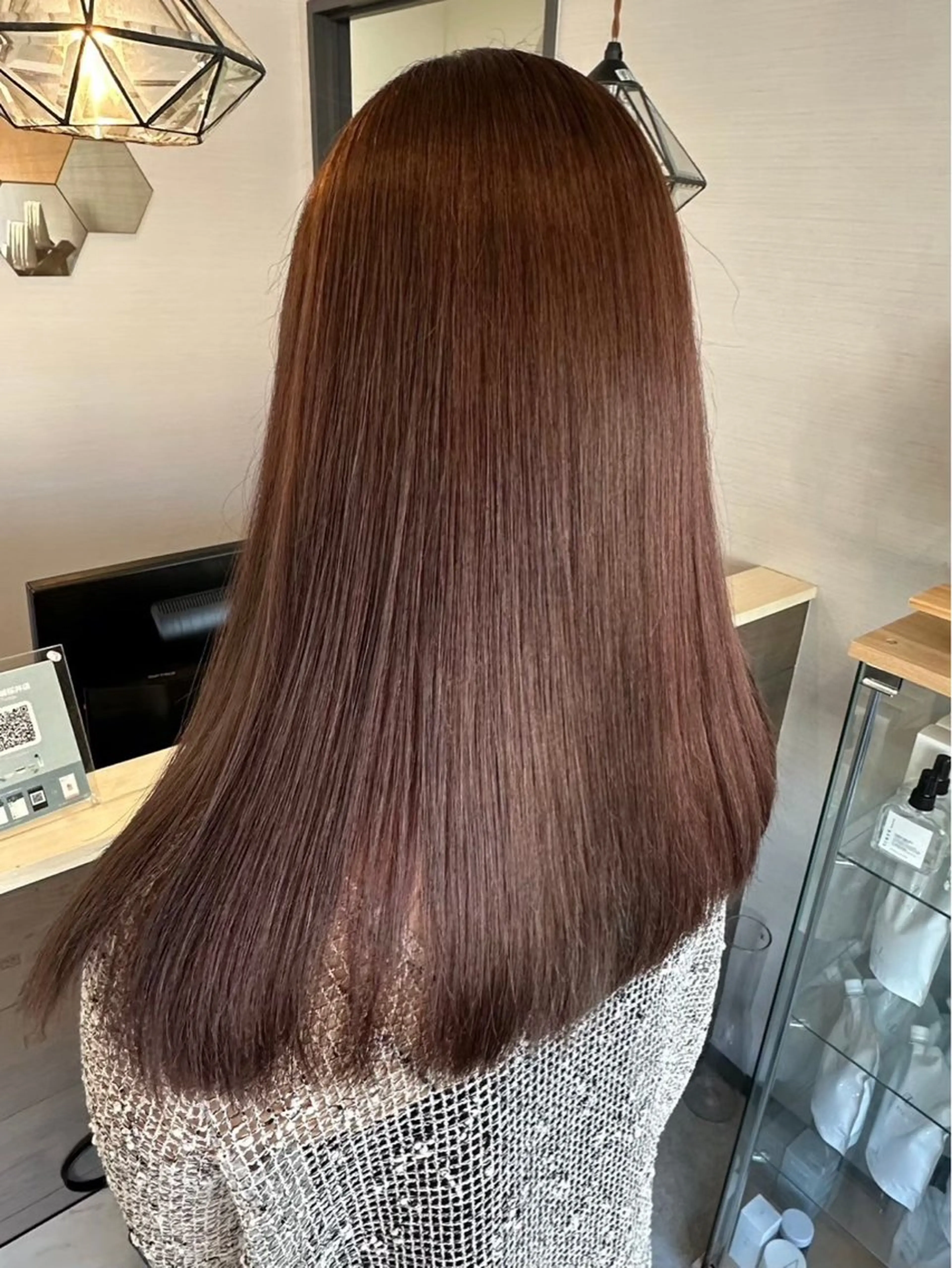 ロング カラー ブリーチ 透明感カラー ブリーチなしカラー 榊原 朋香のヘアスタイル