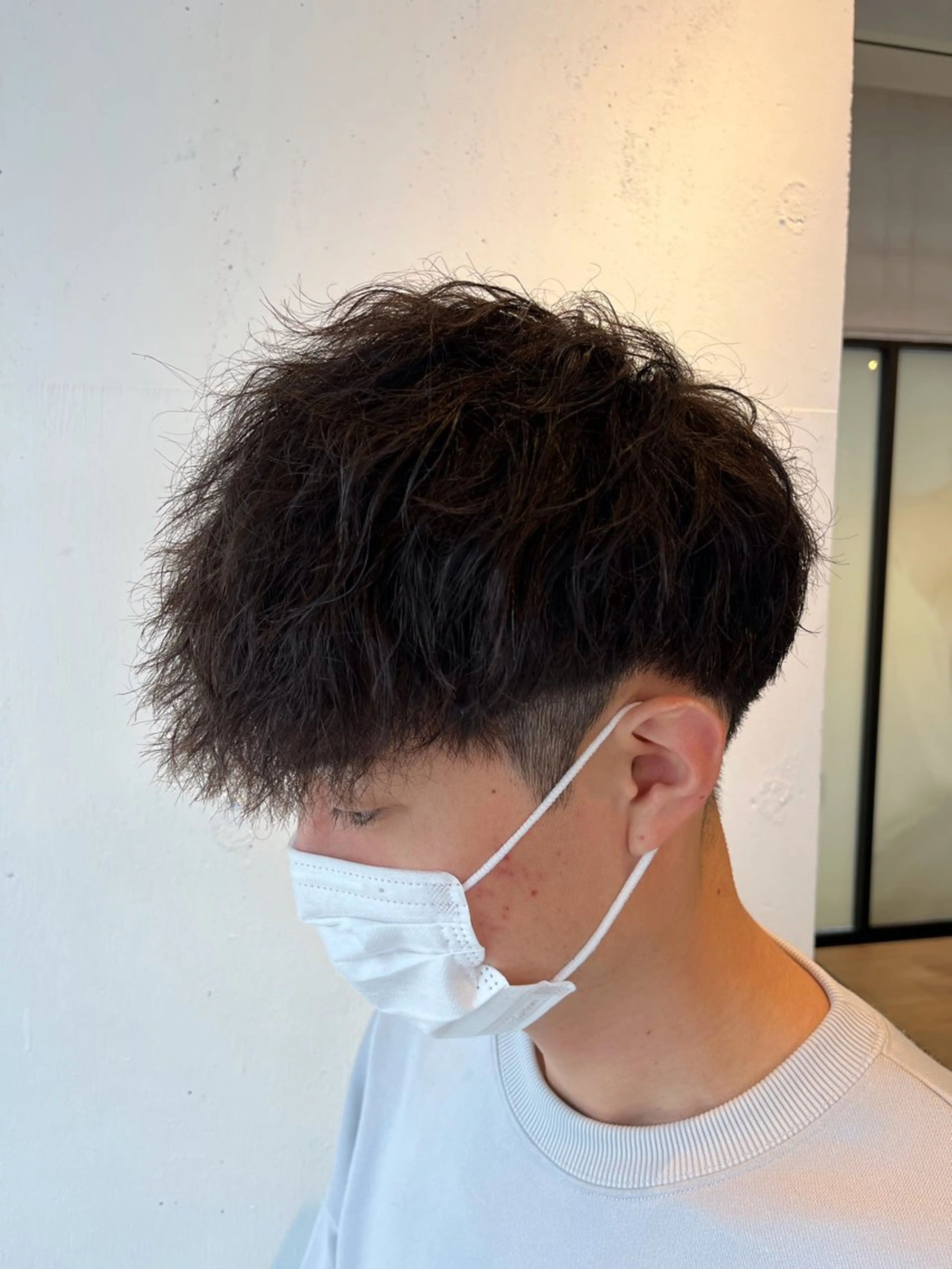 パーマ メンズ カット パーマ ⚡️メンズ/波巻き/ 片岡篤宣/水戸⚡️のヘアスタイル