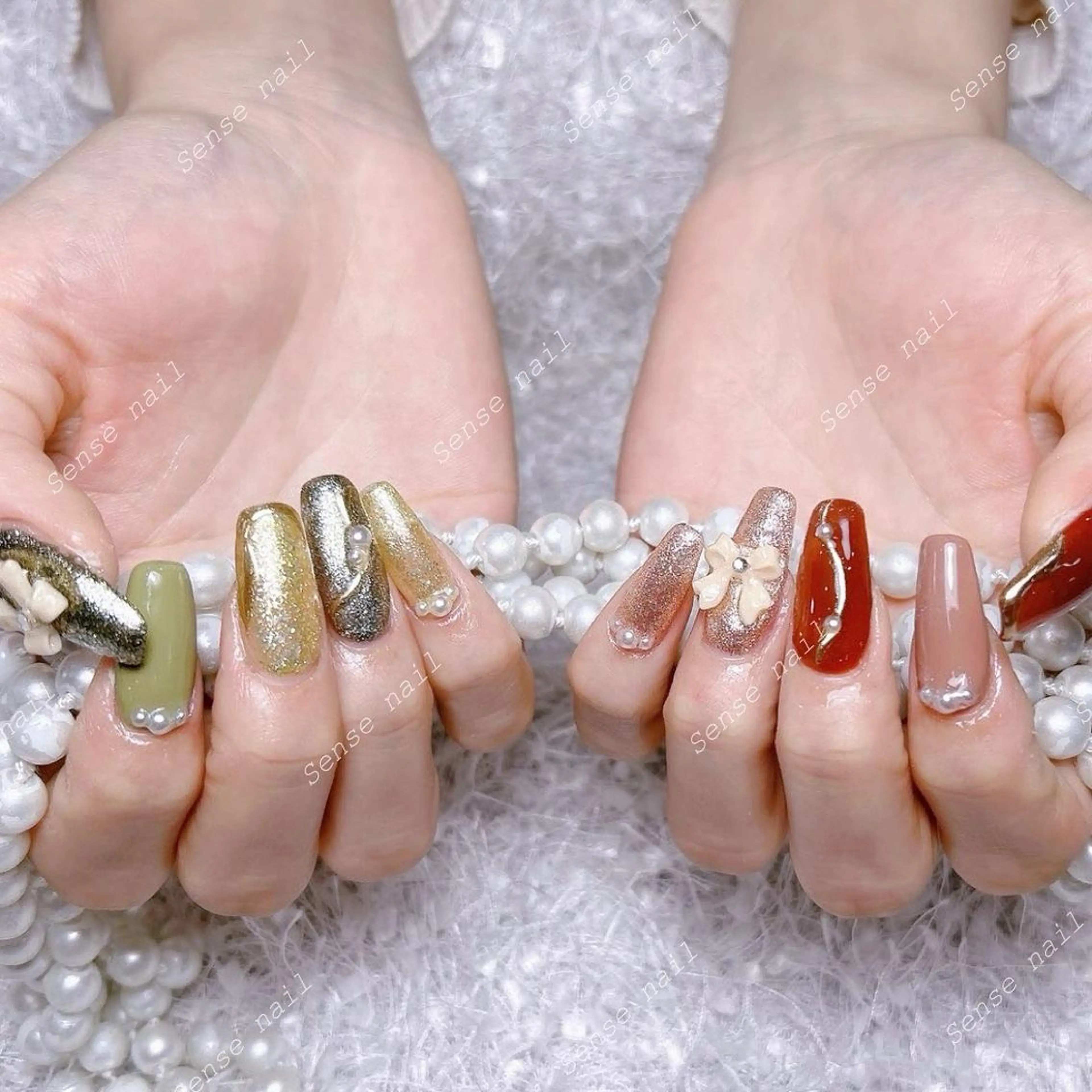 ネイル ハンドネイル ハンドケア 🎀Sense Nail渋谷店🎀のネイルデザイン