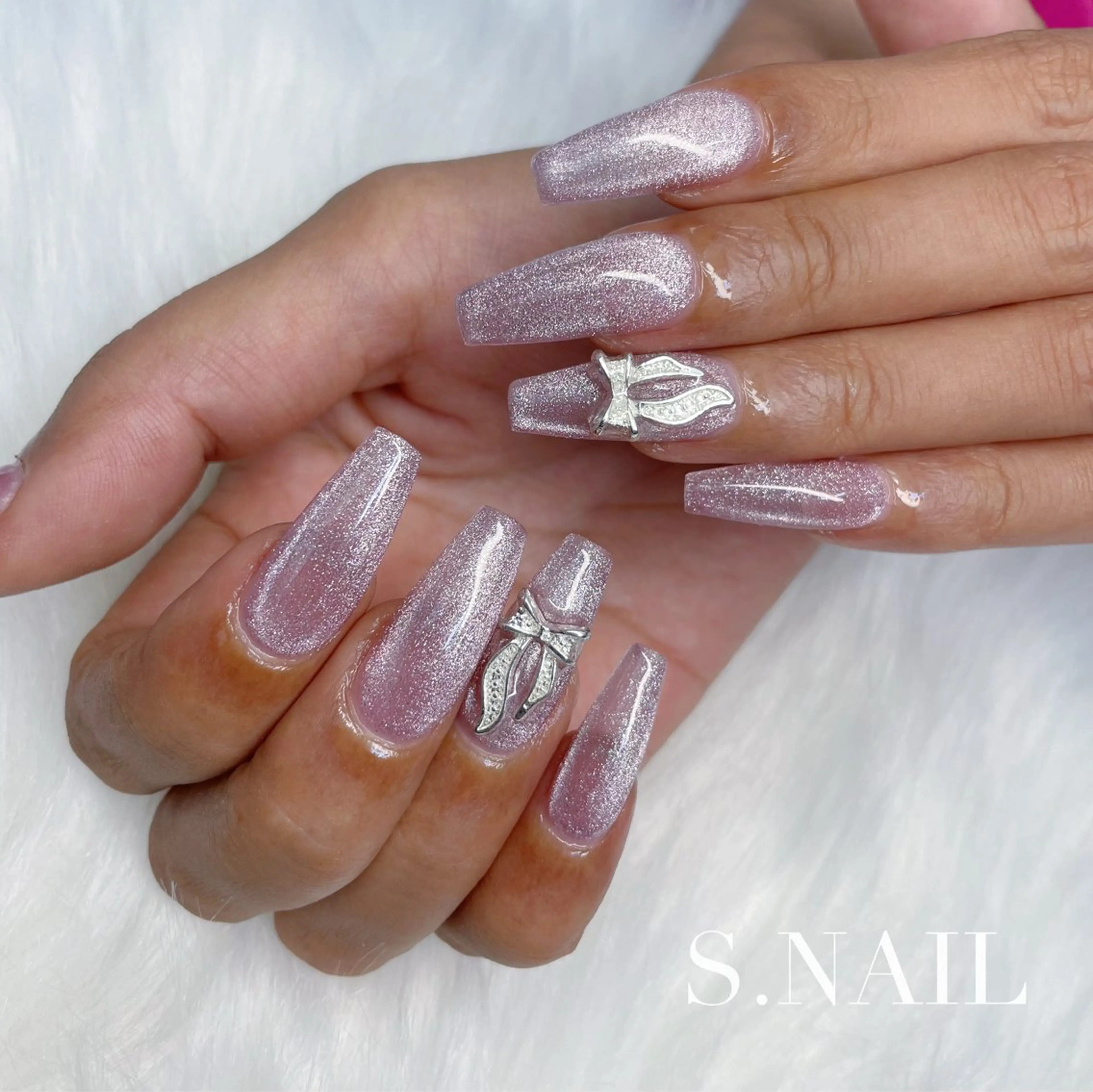 ネイル マグネットネイル ハンドネイル S♡NAIL所属・S.NAIL Suuのネイルデザイン