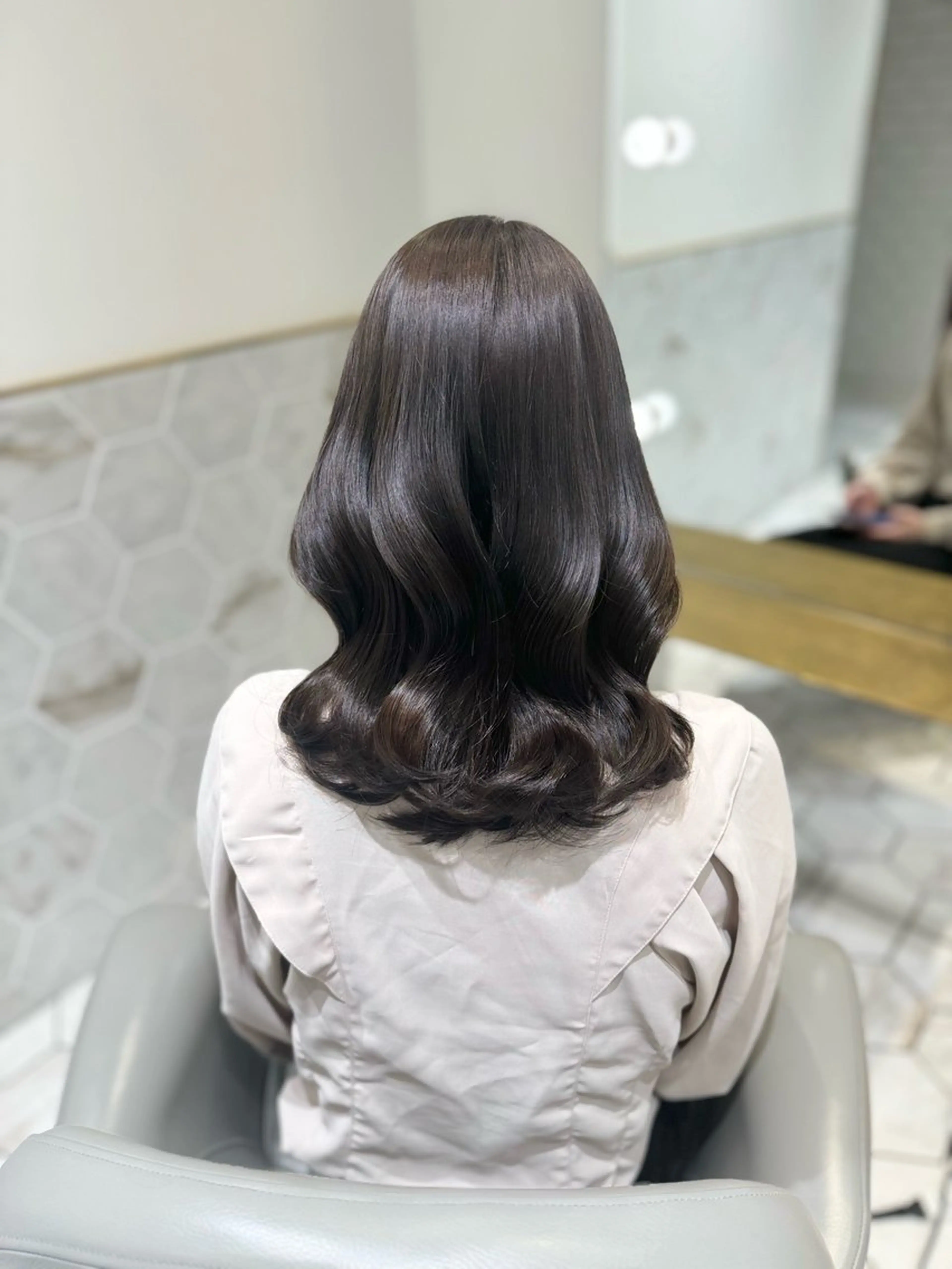 ロング カラー ヘアカラー costes 今井芽依のヘアスタイル