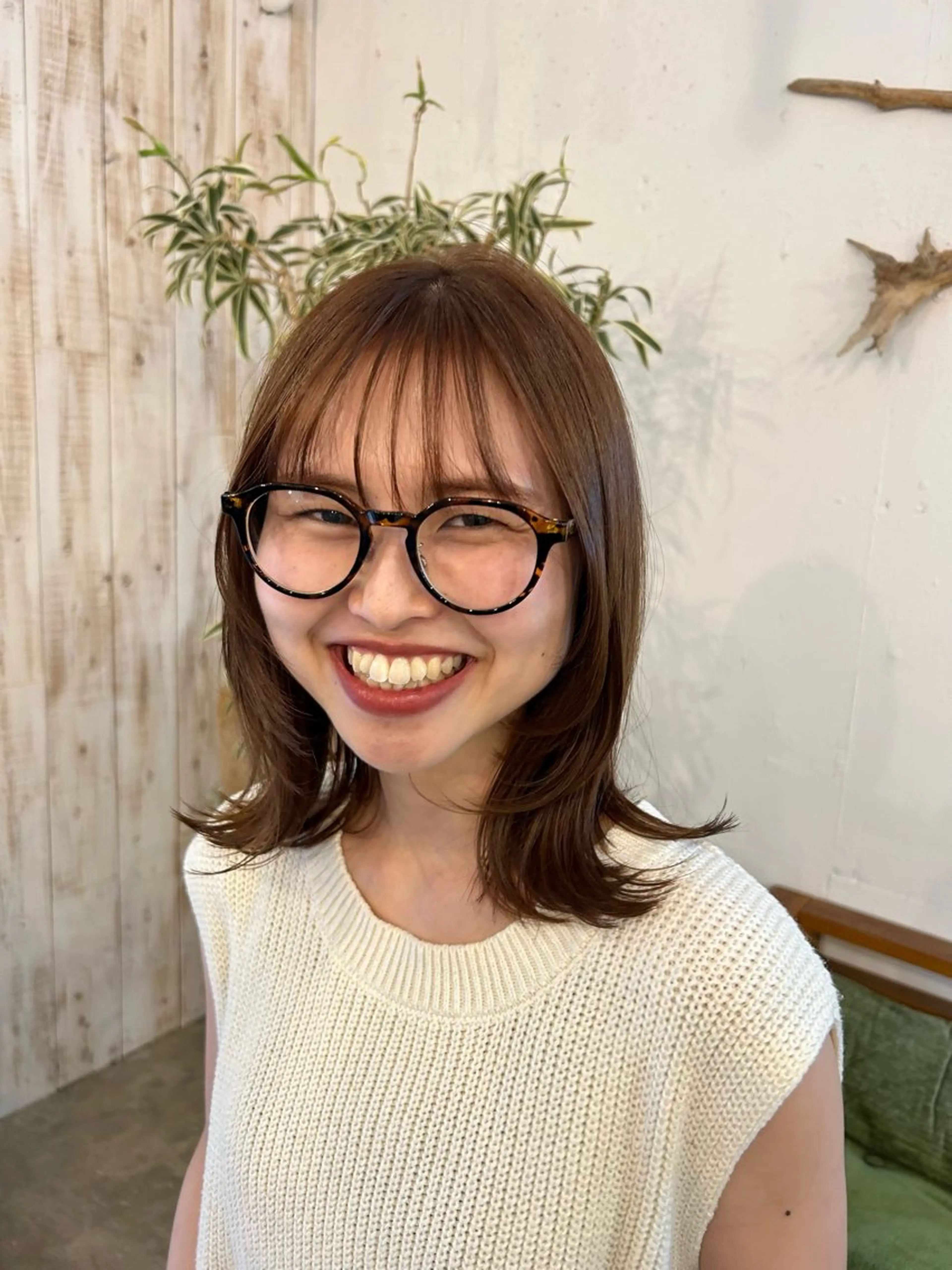 初回40%off☆カット+イルミナカラー+髪質改善TR¥16,210→¥9,720の写真