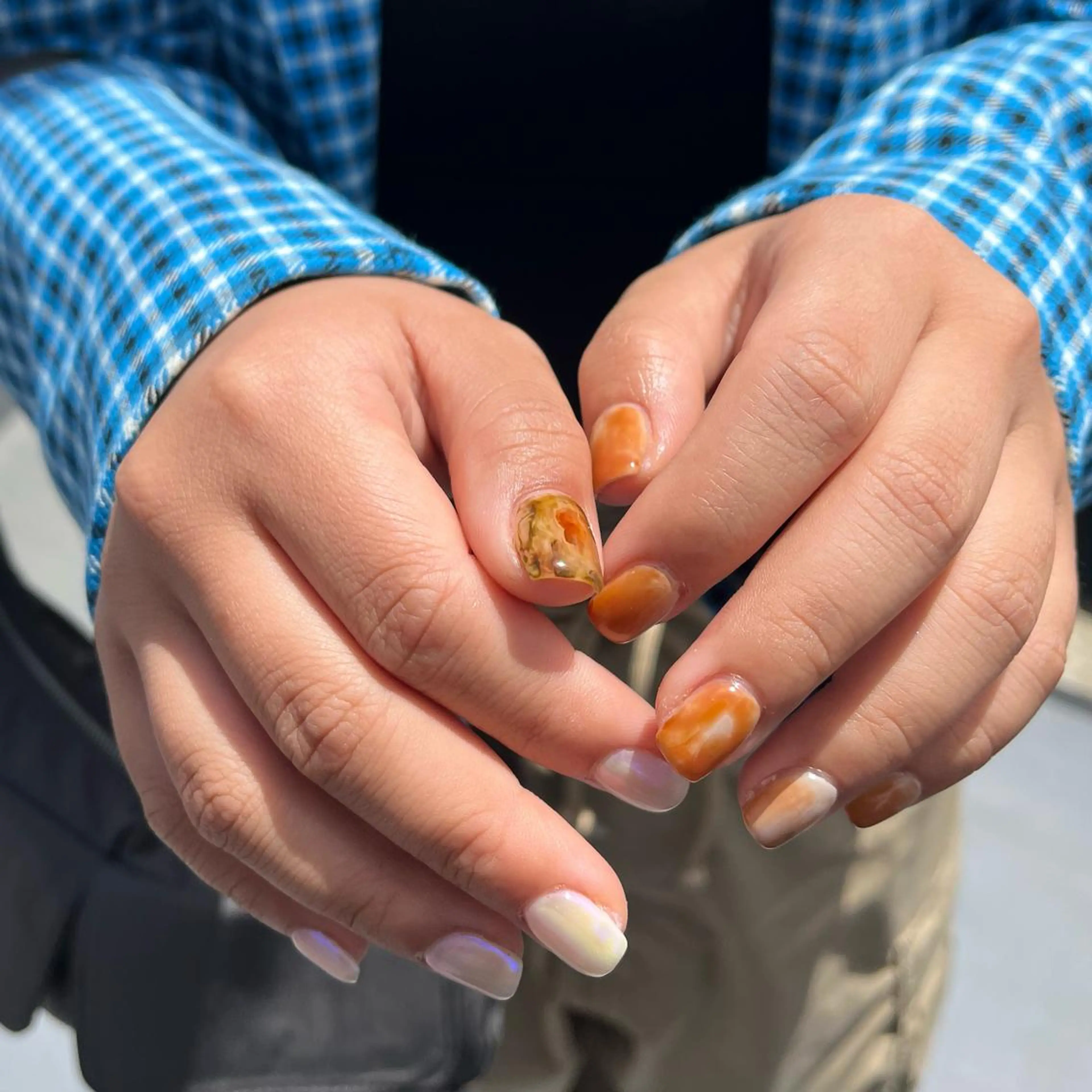 ネイル 🤎Two ERI🤎のネイルデザイン