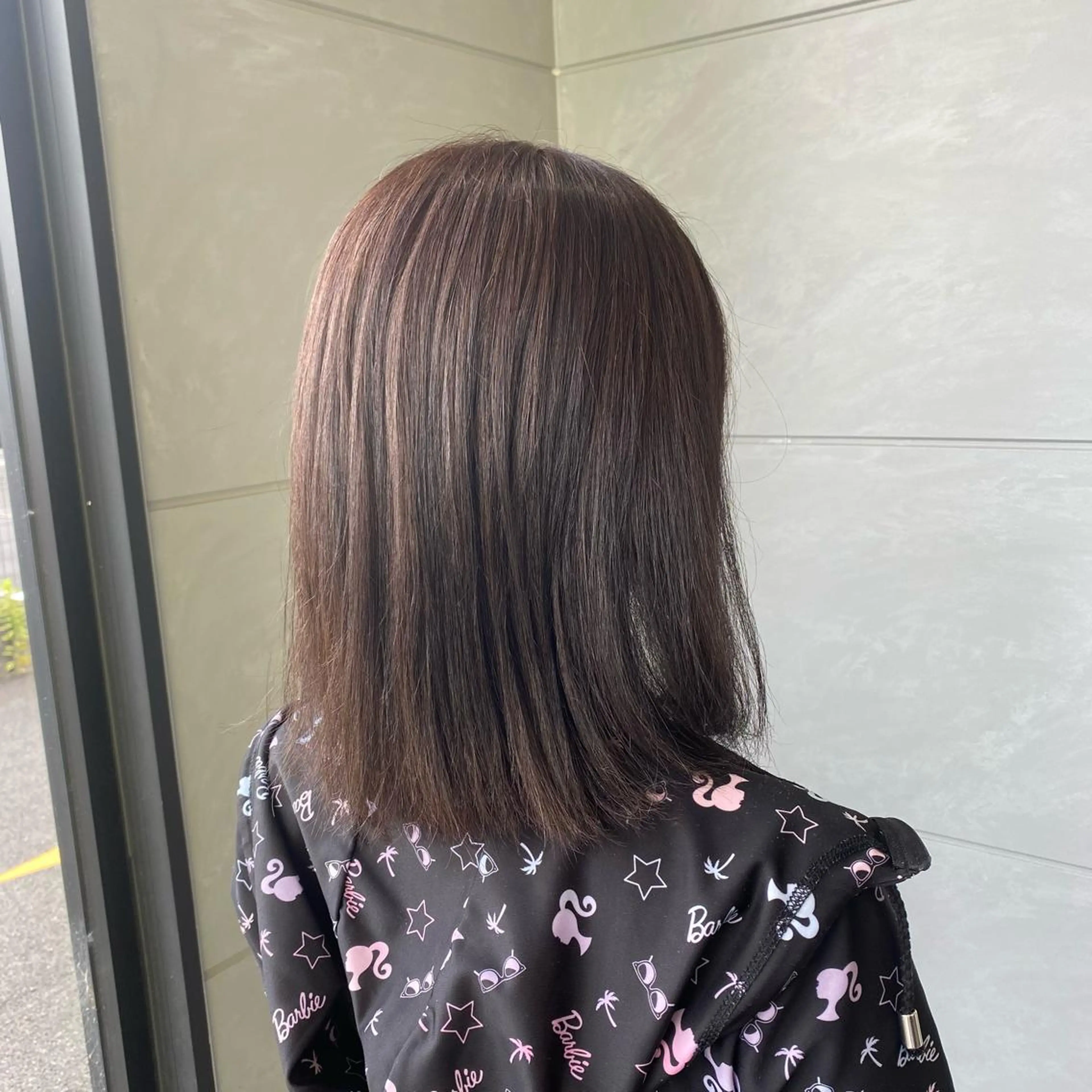 ミディアム カラー ヘアカラー 天池 結衣のヘアスタイル