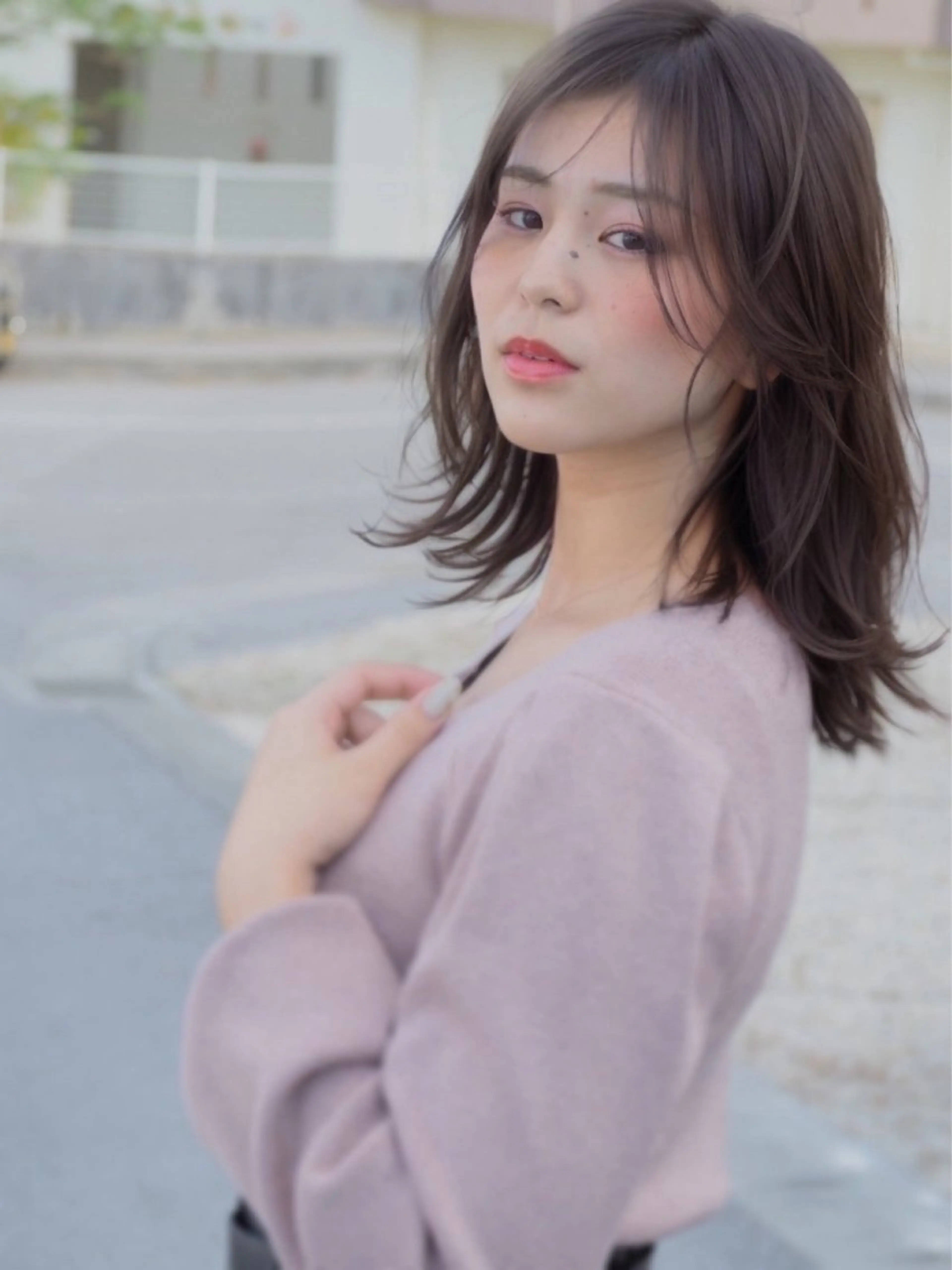 ミディアム カラー イルミナカラー カット ヘアカラー grand juteのヘアスタイル