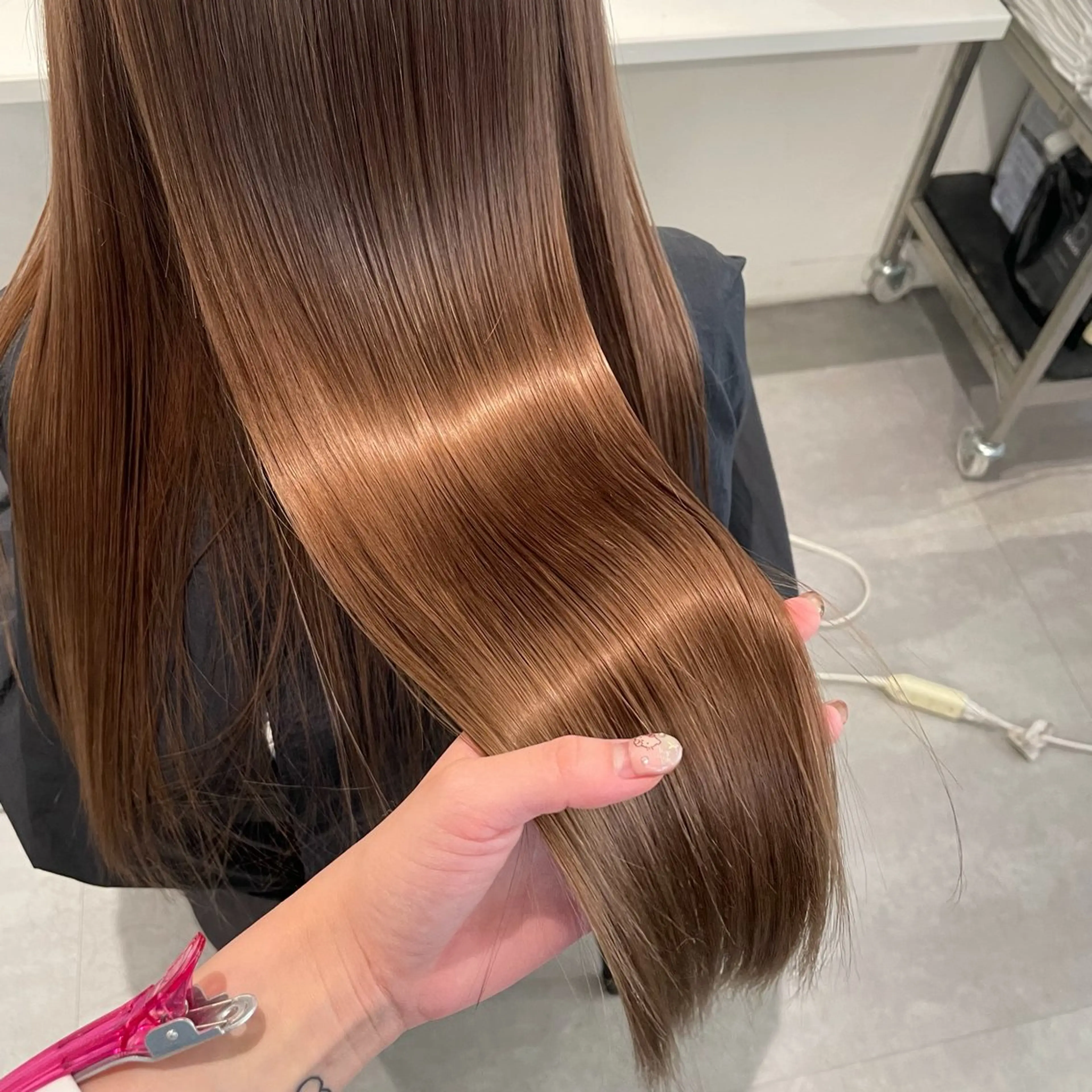 ロング 髪質改善 ORIKA 美容室のヘアスタイル