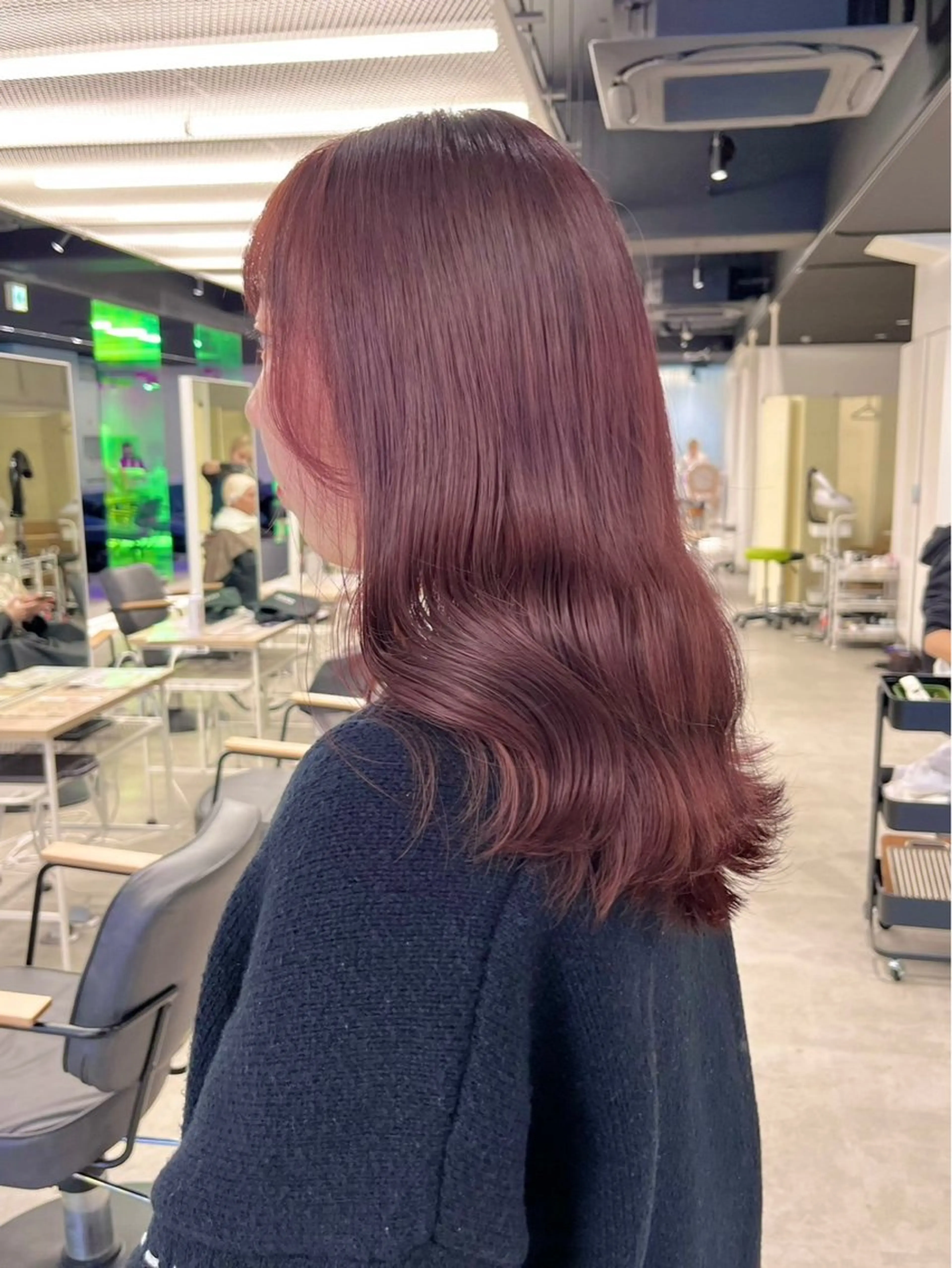 セミロング カラー ブリーチ ダブルカラー ブリーチなしカラー 似合わせ SHOYAのヘアスタイル