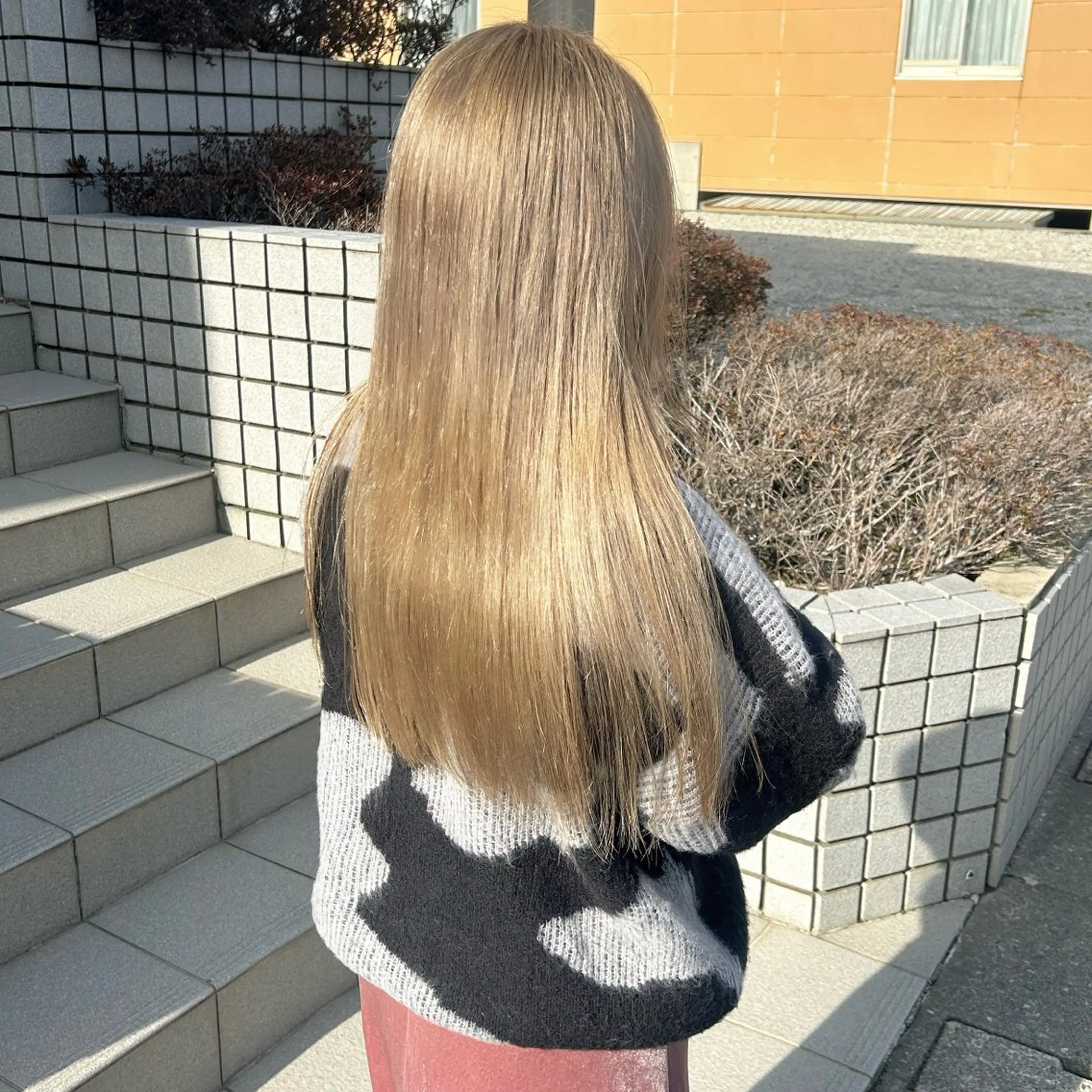 ロング カット ヘアカラー en⁺　trust所属・レノ/en trust/金沢市のヘアスタイル