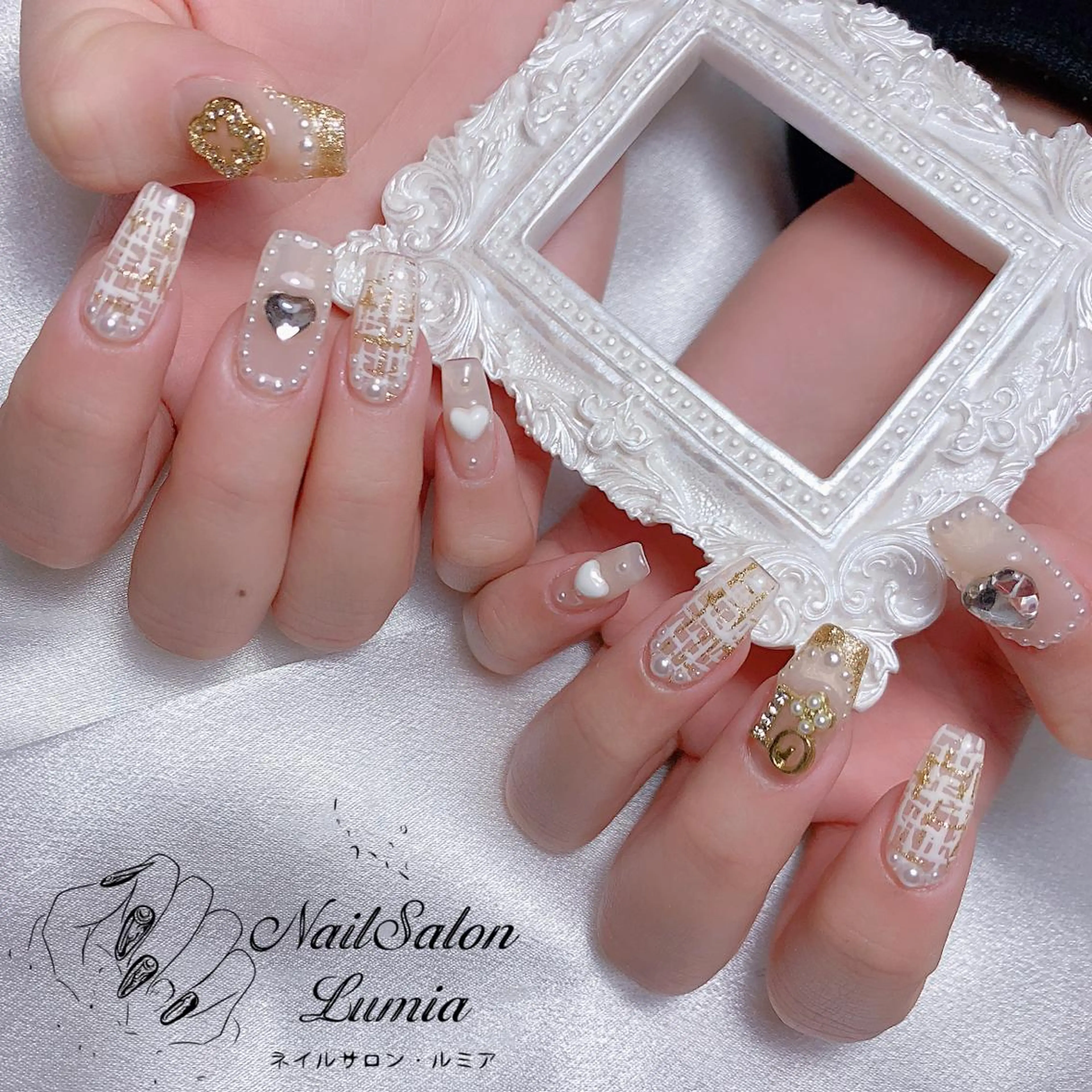 ネイル ハンドネイル ネイルサロン ルミア Lumia 店長のネイルデザイン