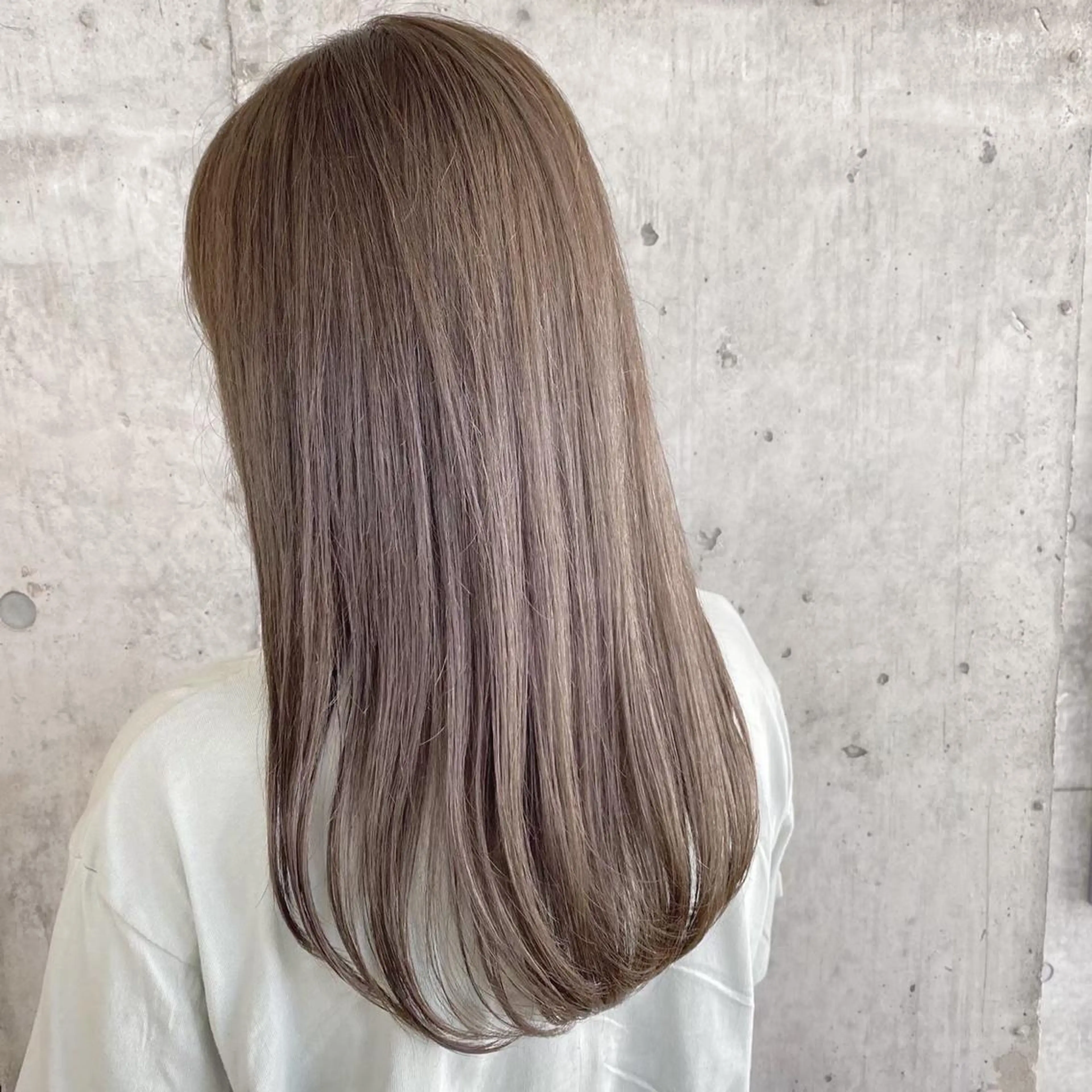 セミロング ヘアカラー トリートメント メンズカット/パーマ 艶カラーTAIGA︎のヘアスタイル