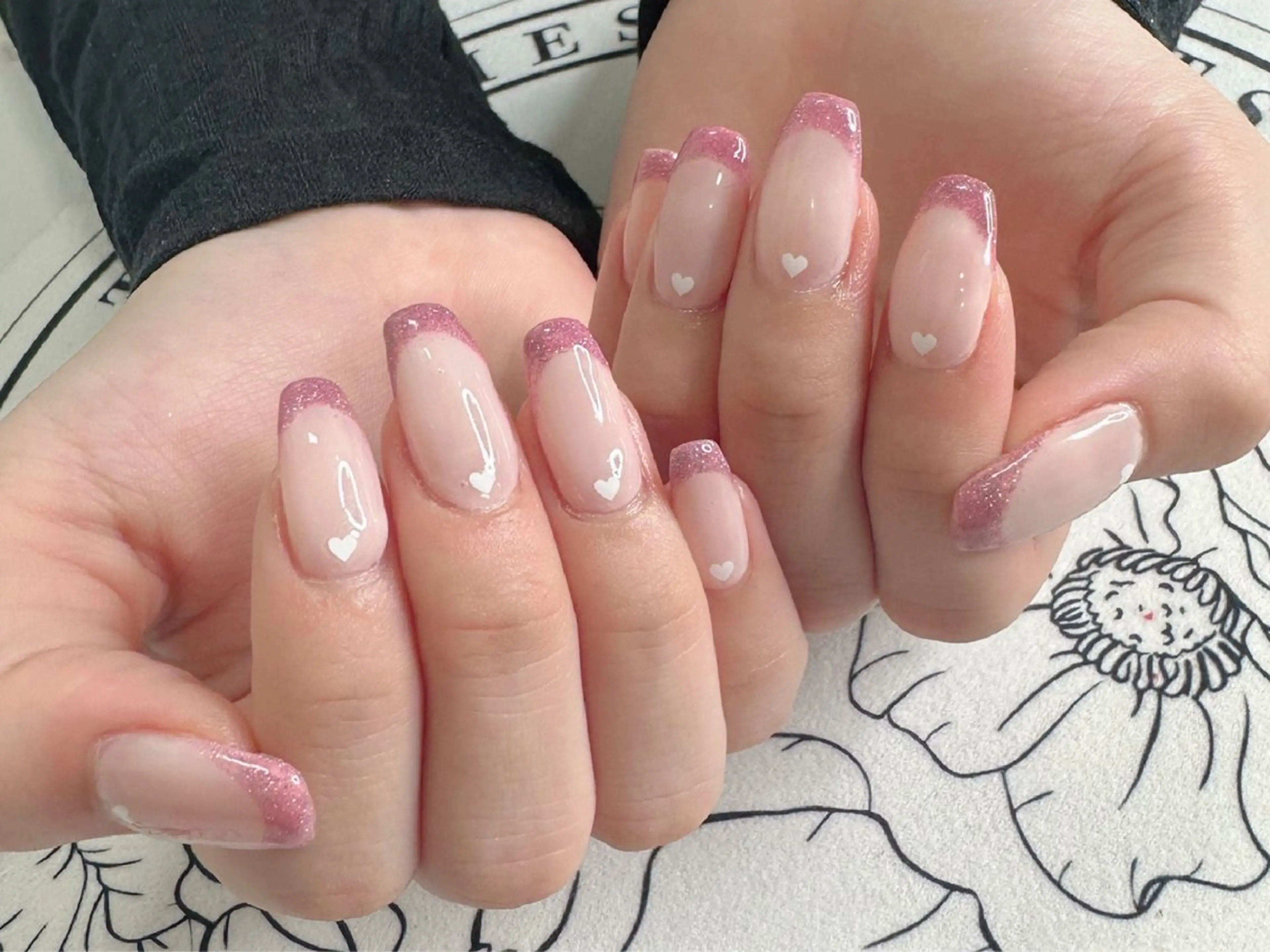 ネイル フラッシュネイル フレンチネイル Beauty Salon LUMIAS <ビューティーサロン ルミアス>所属・LUMIAS 🪽 Miyuki.のネイルデザイン