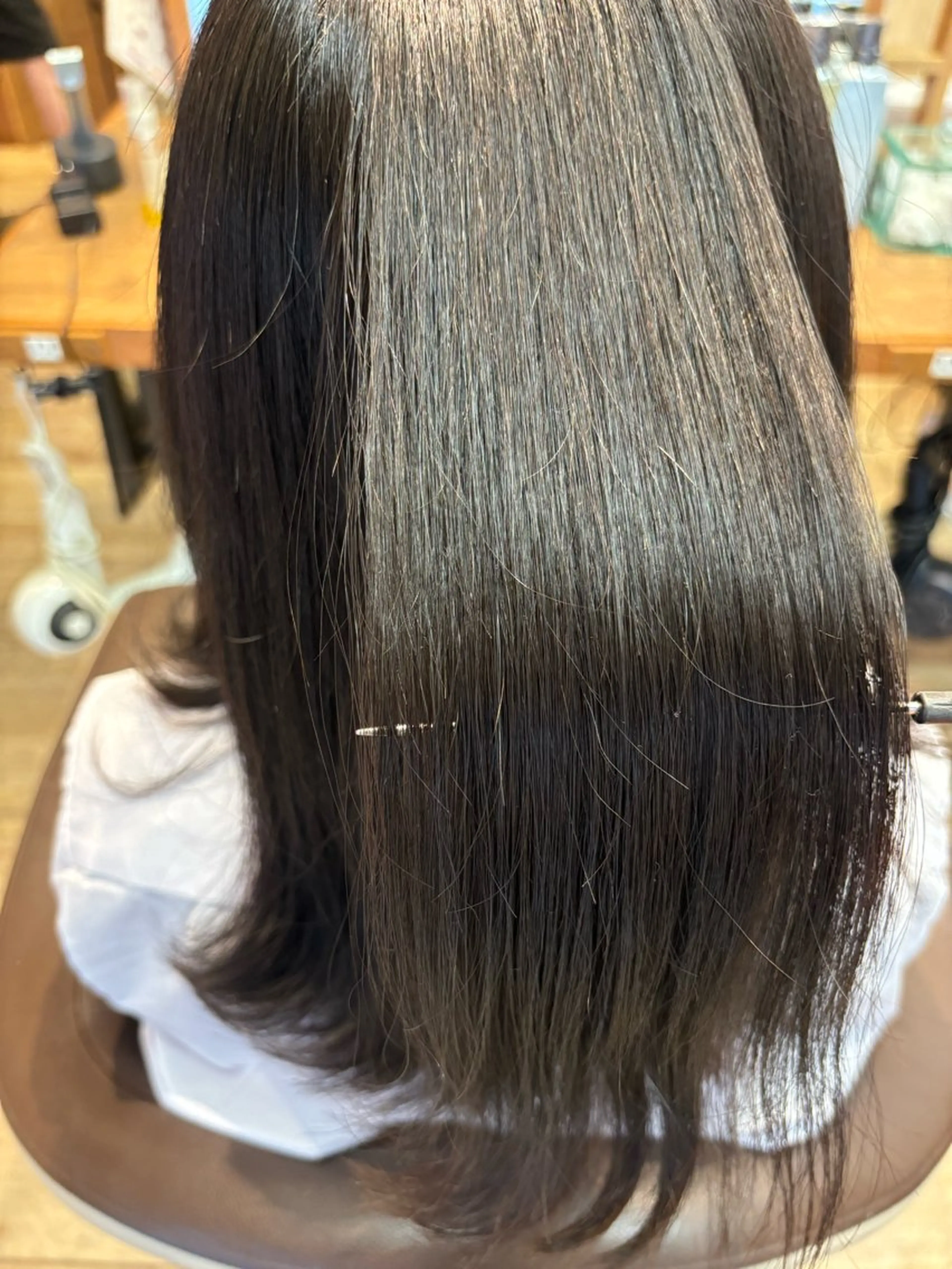 セミロング ゆうこ🍀髪質改善/ ストレート/艶カラーのヘアスタイル