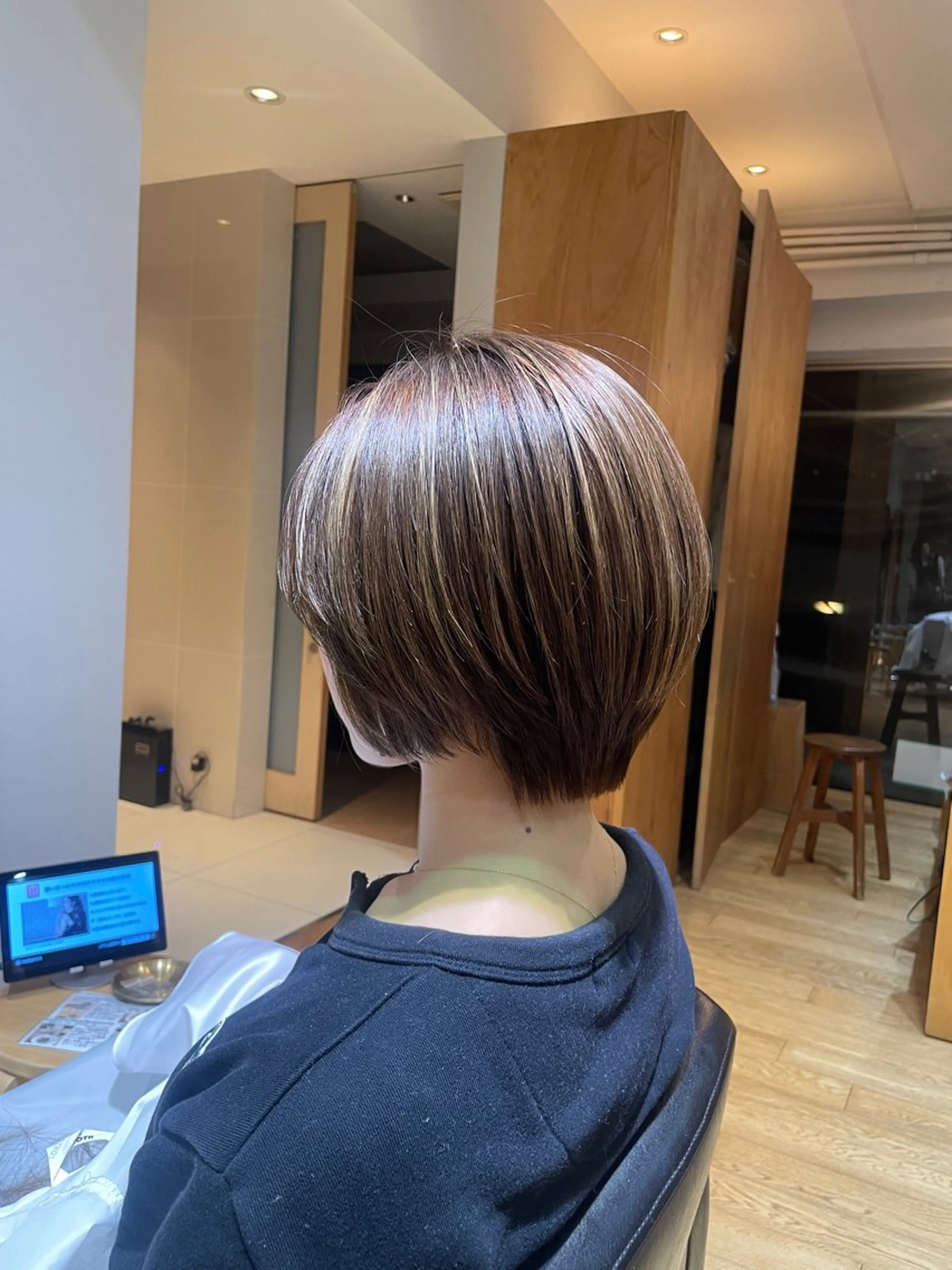 ショート ショートヘア 縮毛矯正/レイヤー /ひかるのヘアスタイル