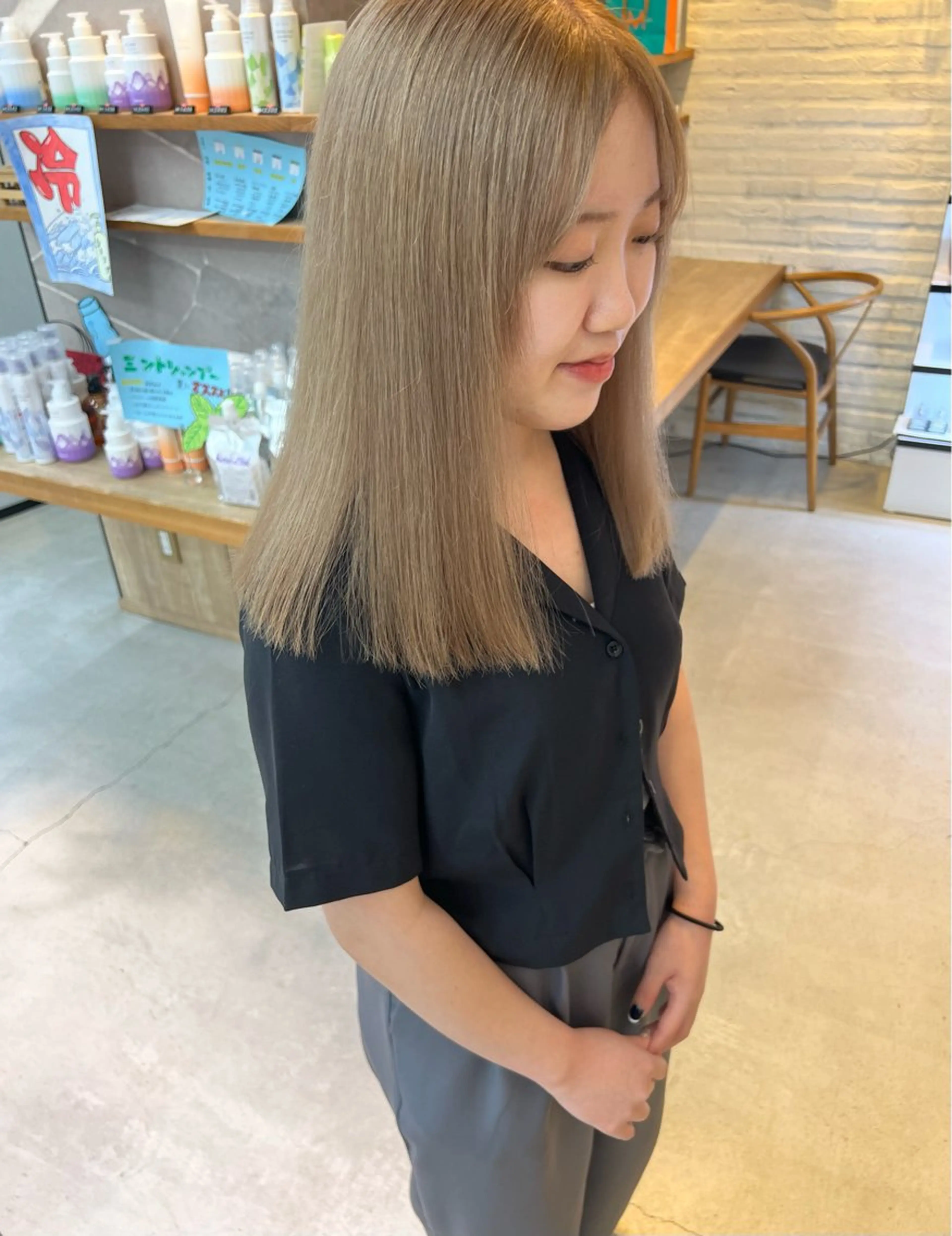 カラー ヘアカラー トリートメント 池本 勇大のヘアスタイル