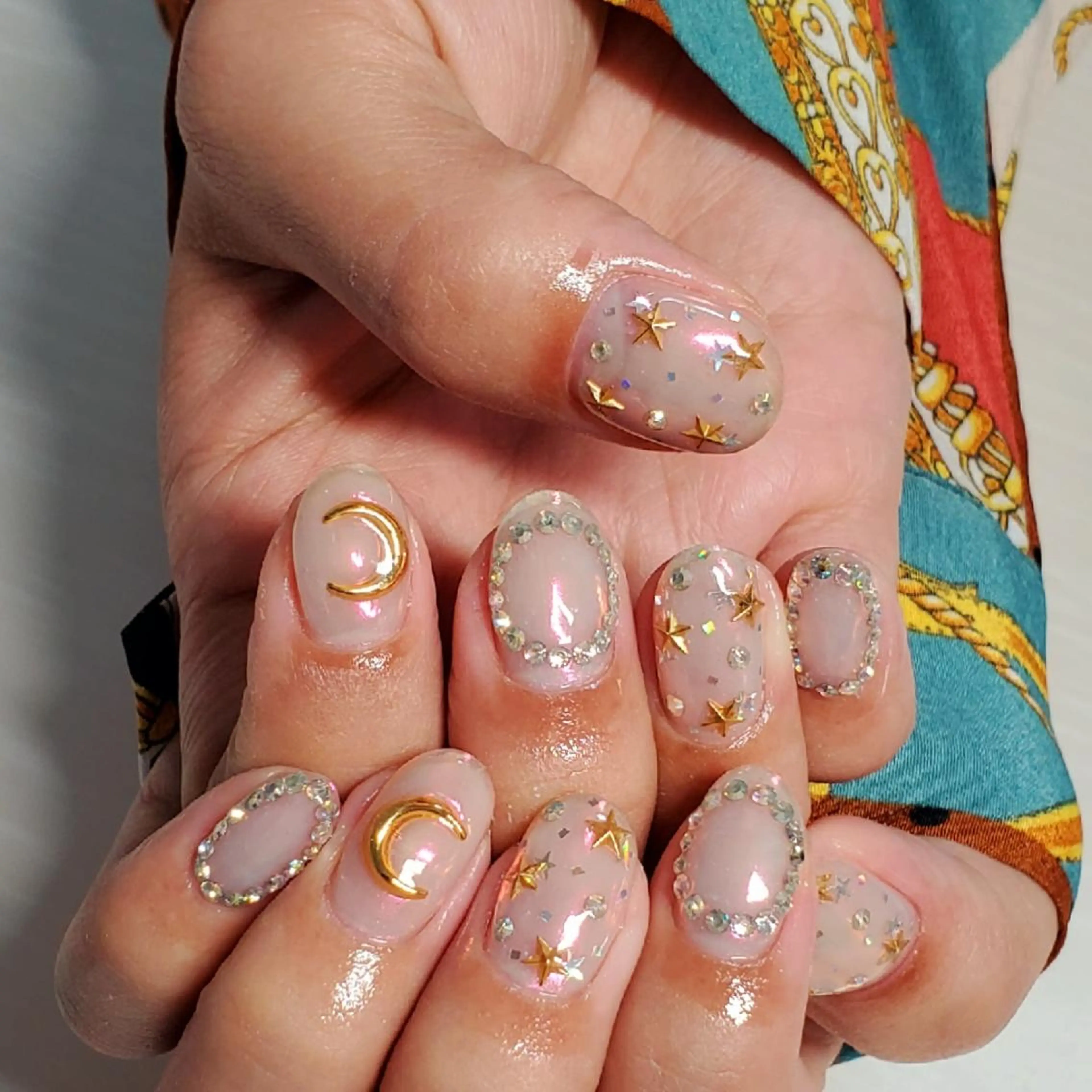 ネイル オーロラネイル ミラーネイル   MAKI NAILのネイルデザイン