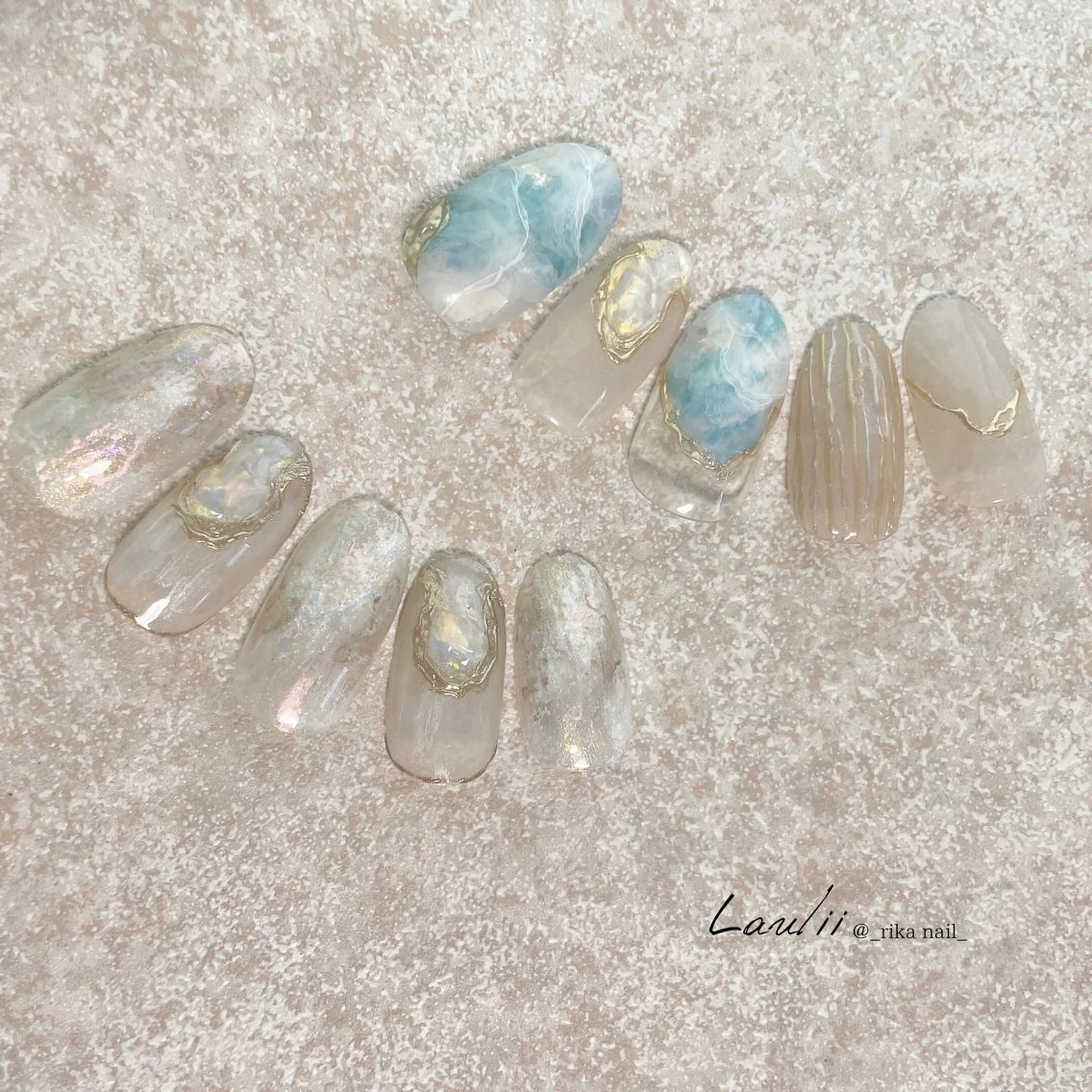 ネイル privatesalon Laulii所属・Laulii RIKAのネイルデザイン