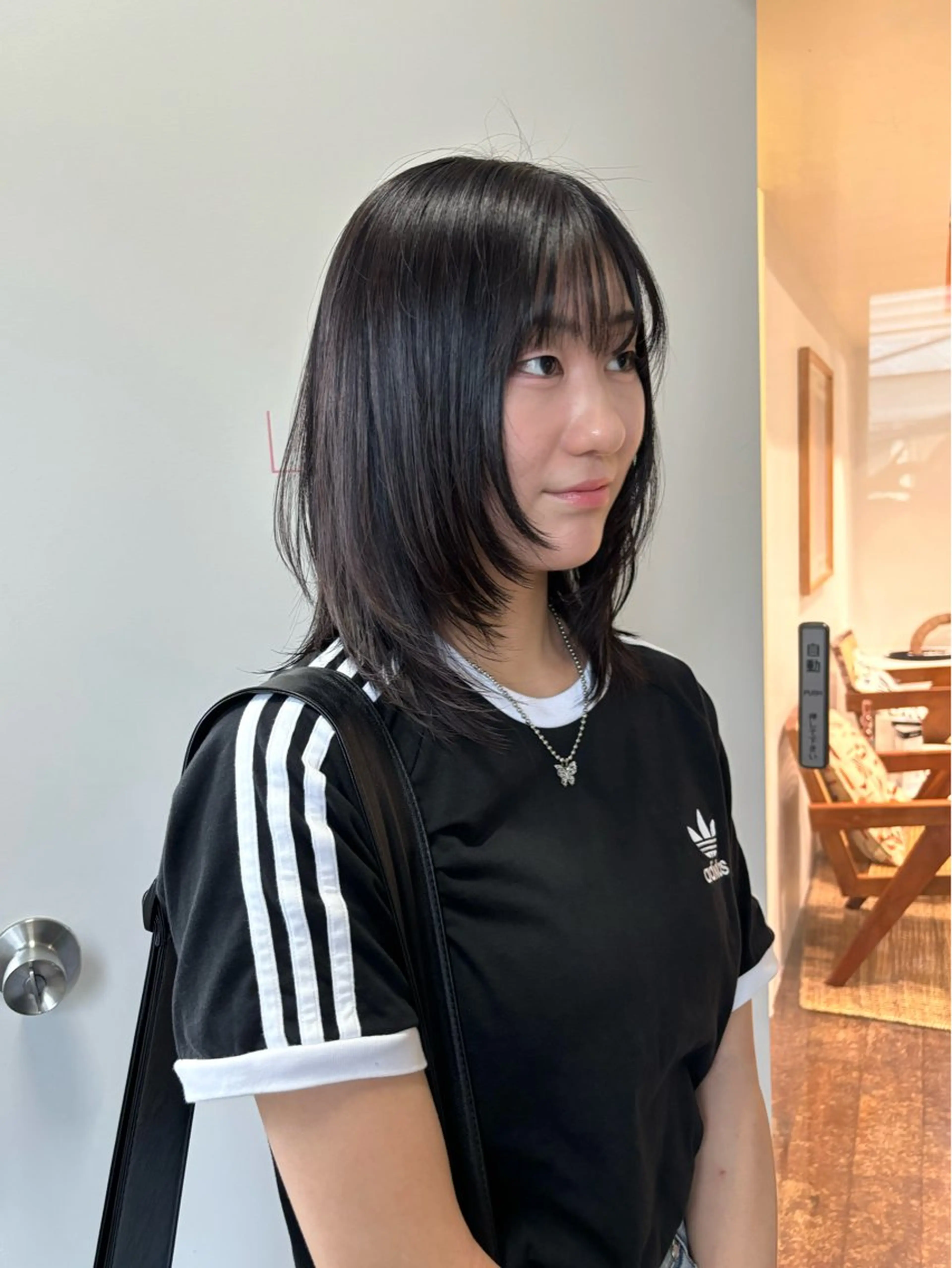 ミディアム 韓国レイヤー/ヘア カラー🎀ayamiのヘアスタイル