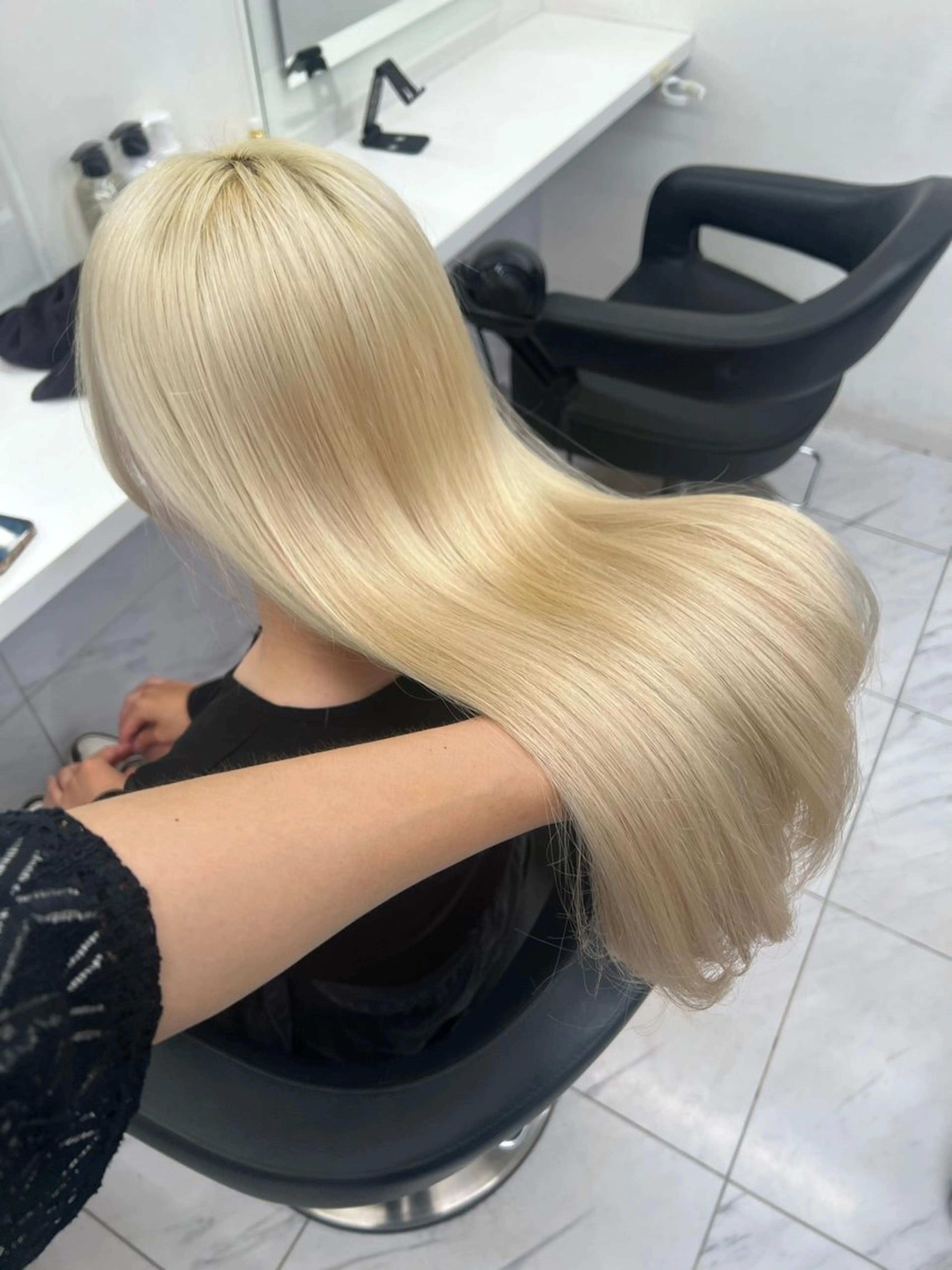 ロング カラー ヘアカラー 韓国レイヤーカット /REIのヘアスタイル