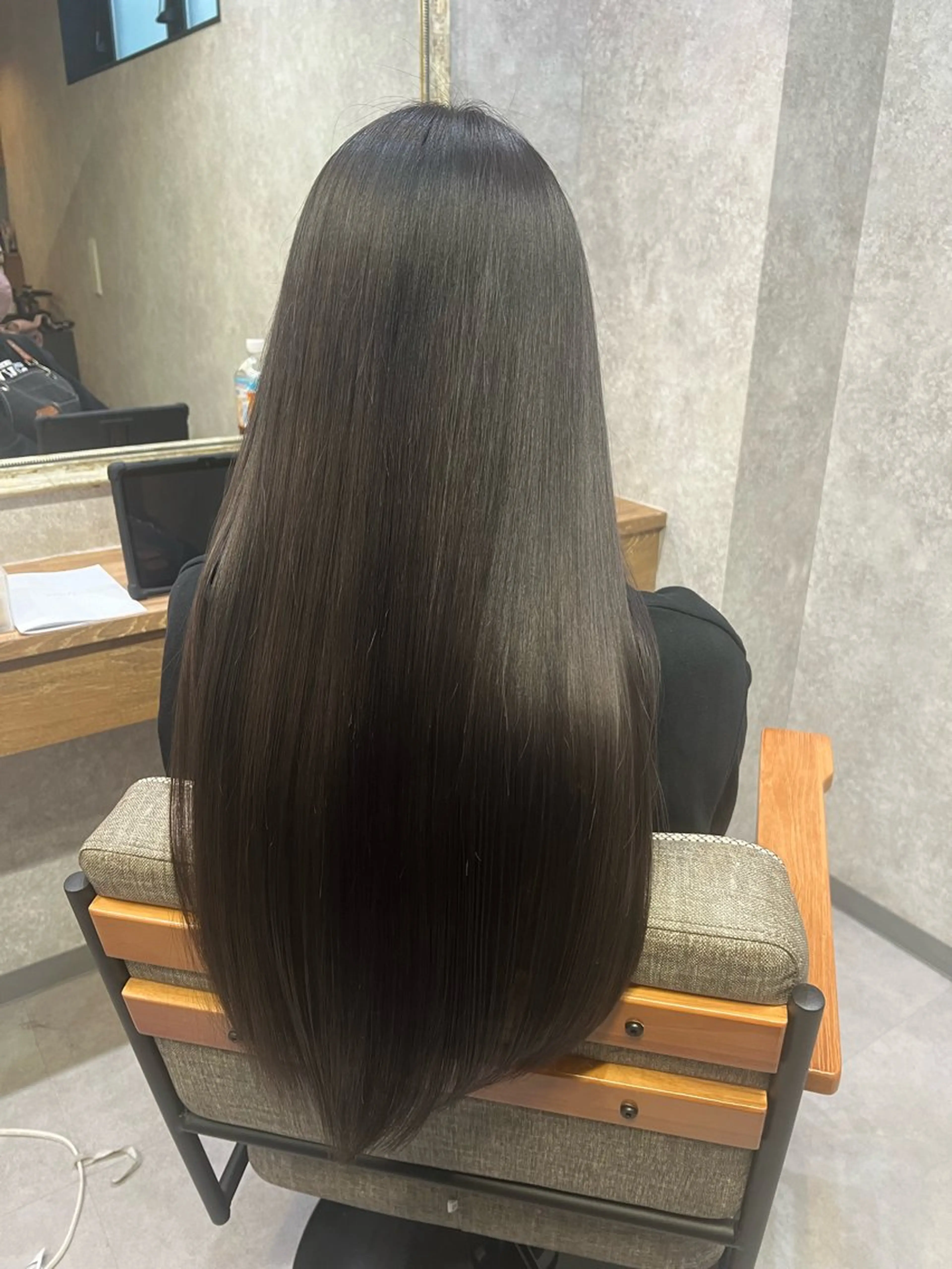 👍贅沢メニュー👍イルミナカラー➕髪質改善トリートメント💫💫の写真