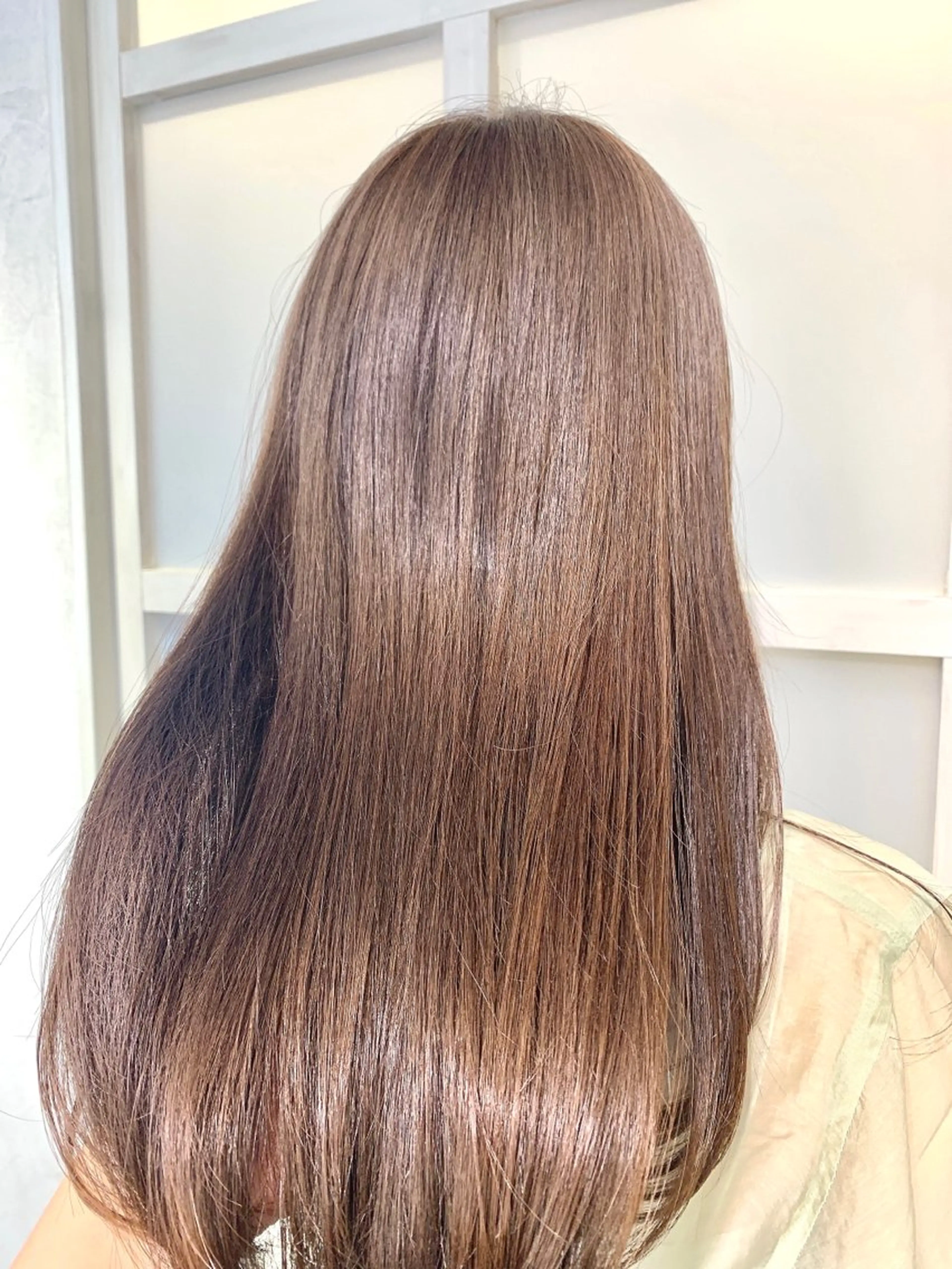 セミロング 🦋ミルクティーベー ジュ🦋mayukiのヘアスタイル