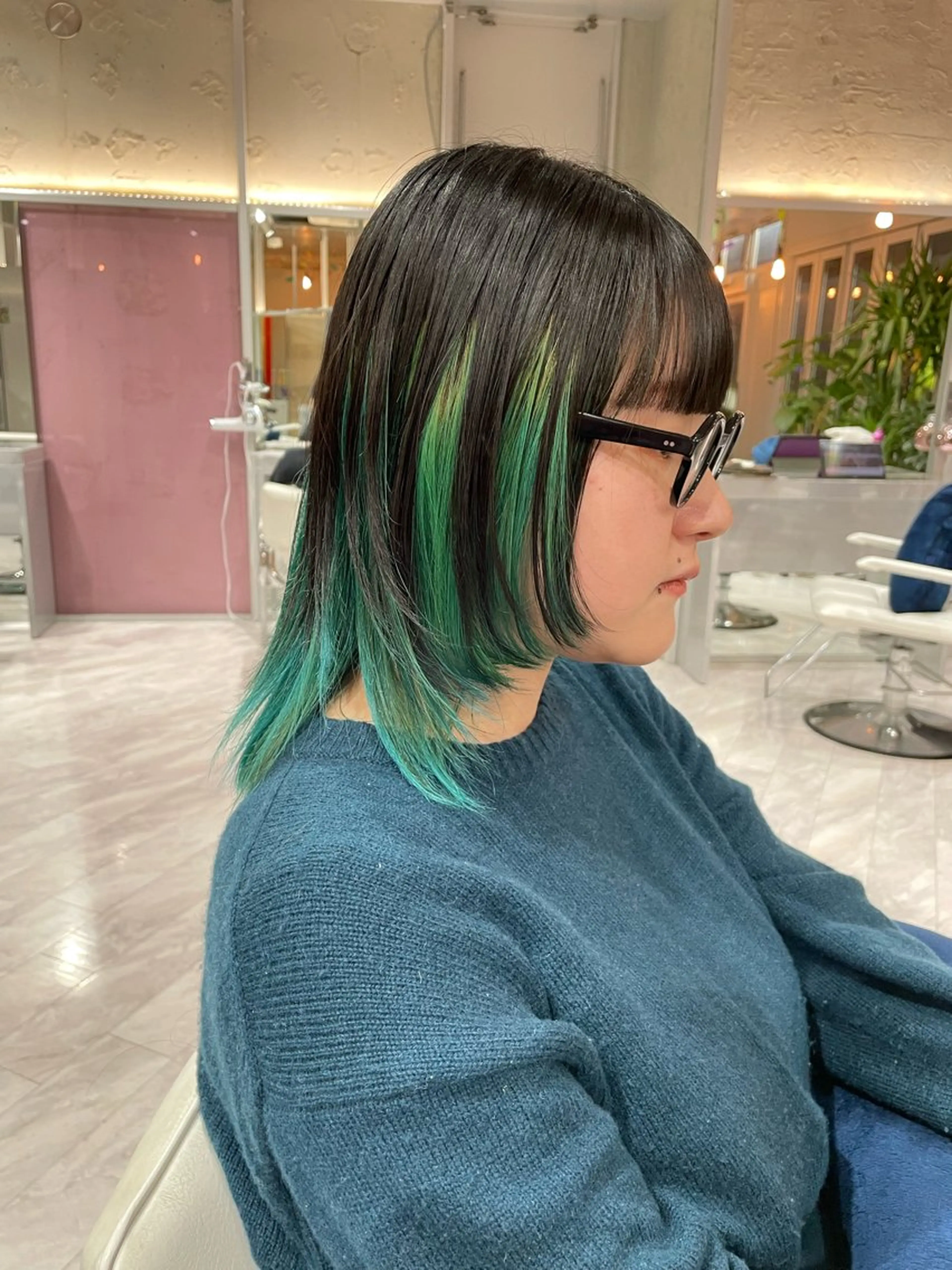 ミディアム ハイトーン/ボブ /Riimooaのヘアスタイル