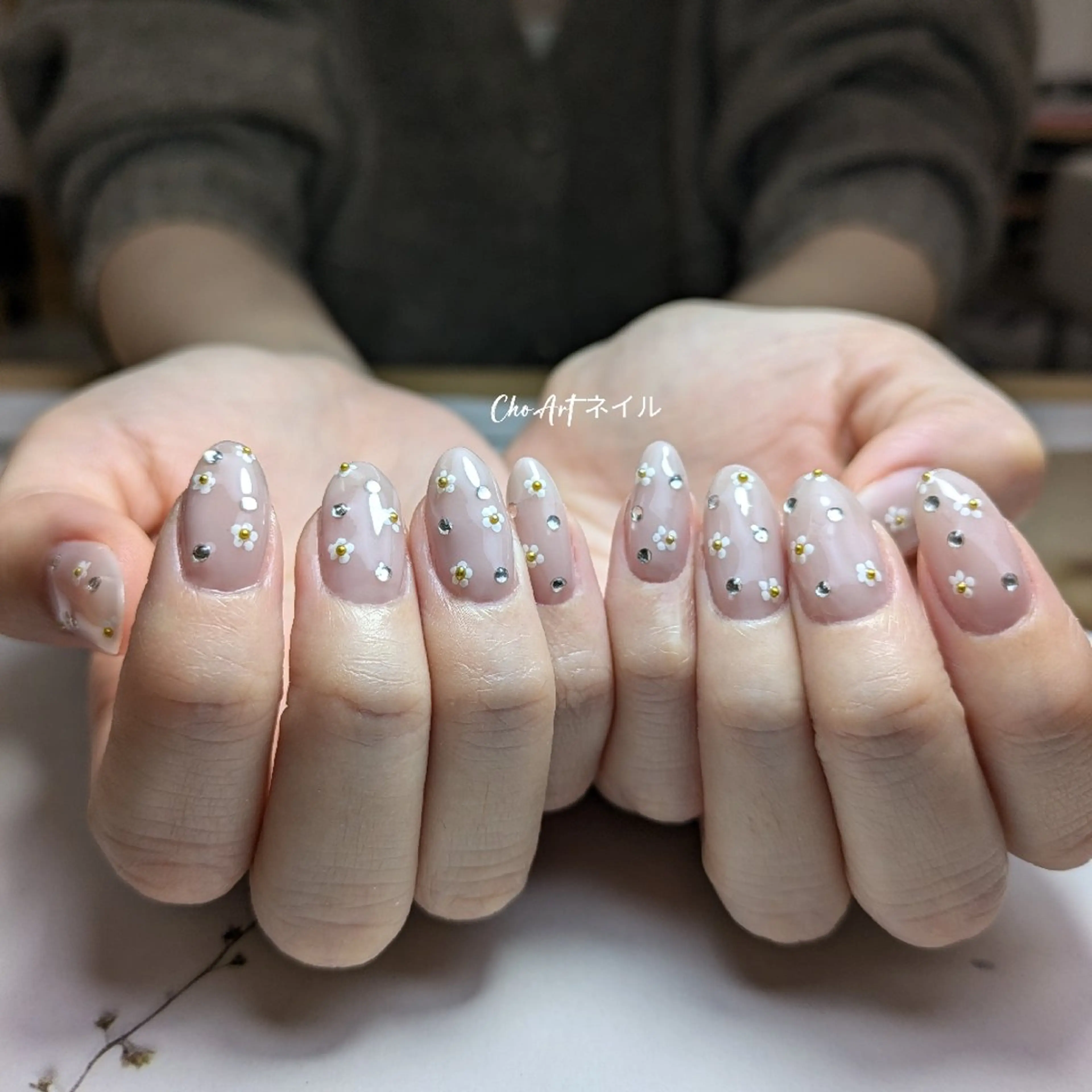 ネイル 持ち込み ショートネイル Cho Artネイル所属・ronronne .のネイルデザイン