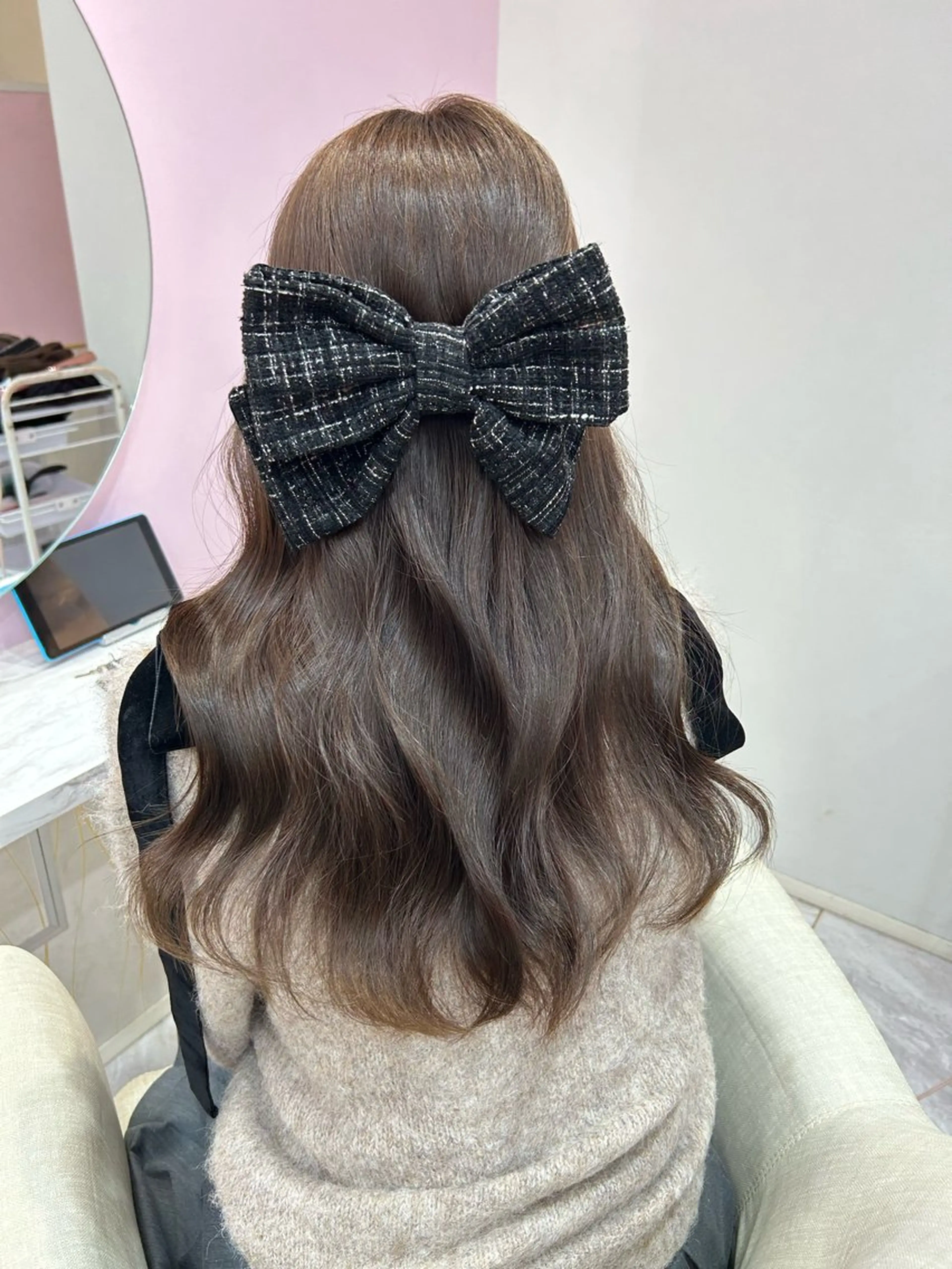 【minimo限定価格】ブリーチなしでつくる艶カラー＋さらさらトリートメント付🩶🫧の写真