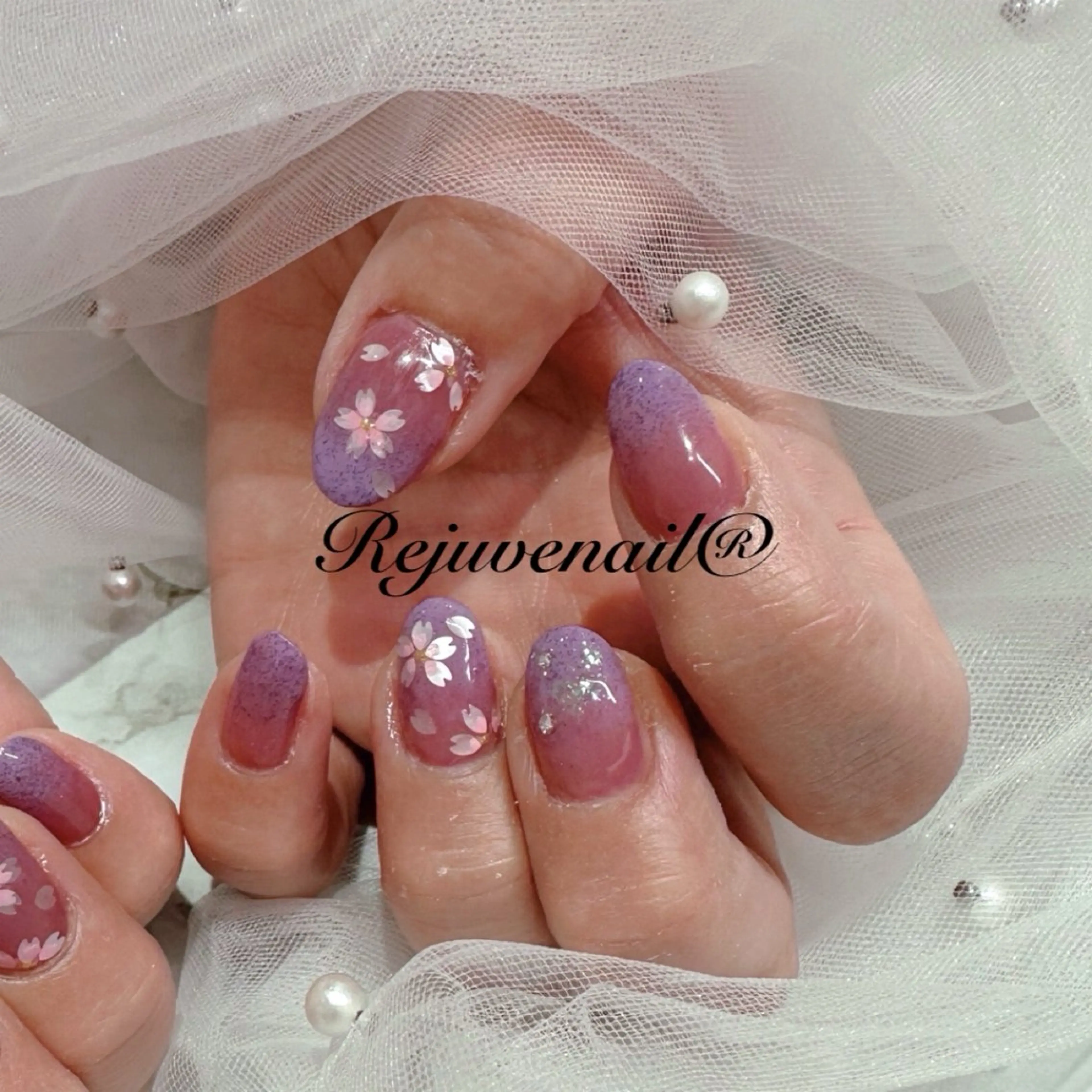 ネイル 桜ネイル 入学式 卒業式 吉川 凛嘉子のネイルデザイン