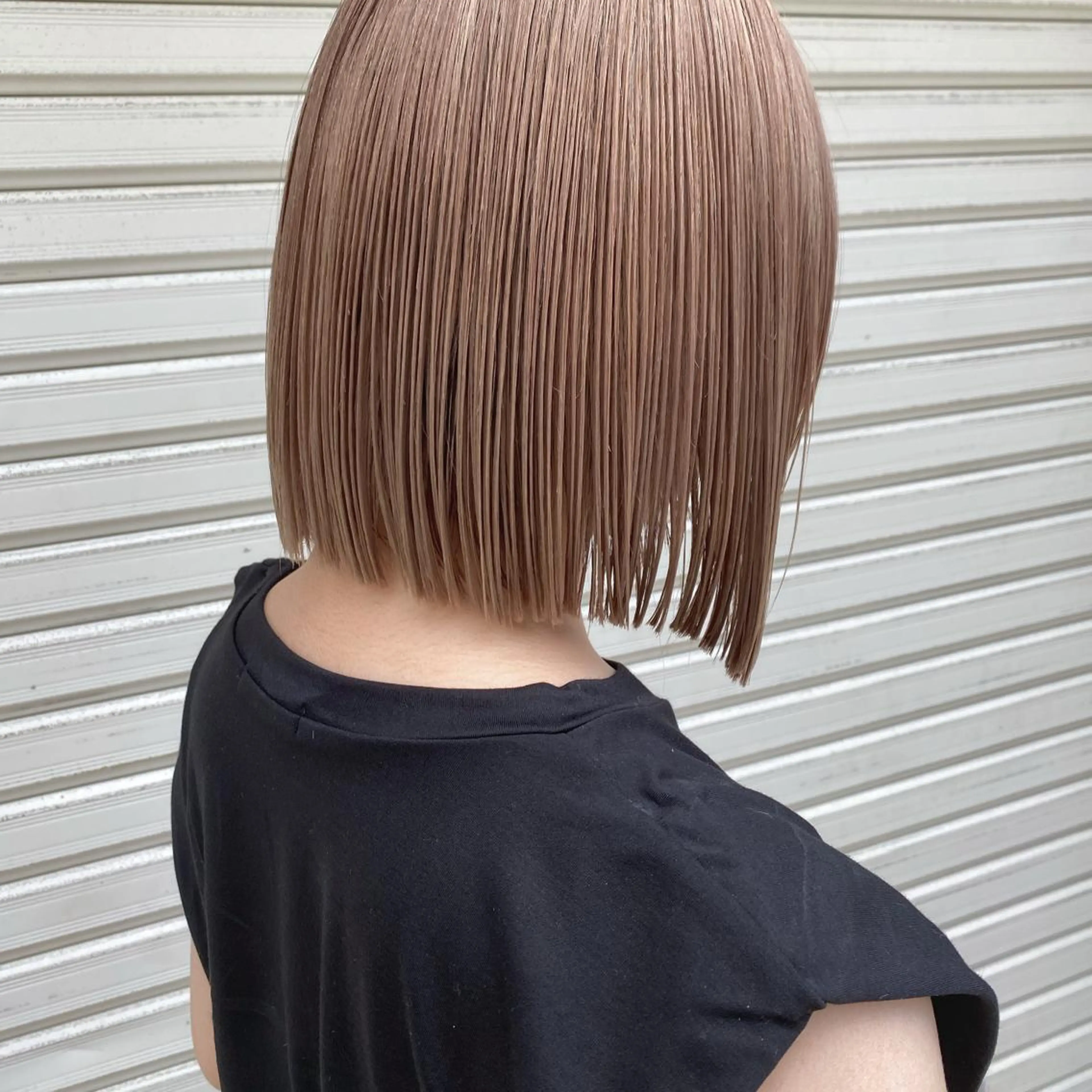 ミディアム カラー ベージュカラー ブリーチ ケアブリーチ ブリーチカラーが人気 onnuのヘアスタイル